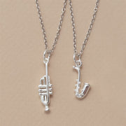 Silver Instrument Necklace
