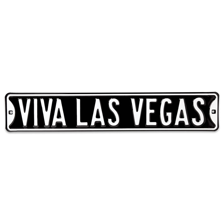 Viva Las Vegas Metal Street Sign