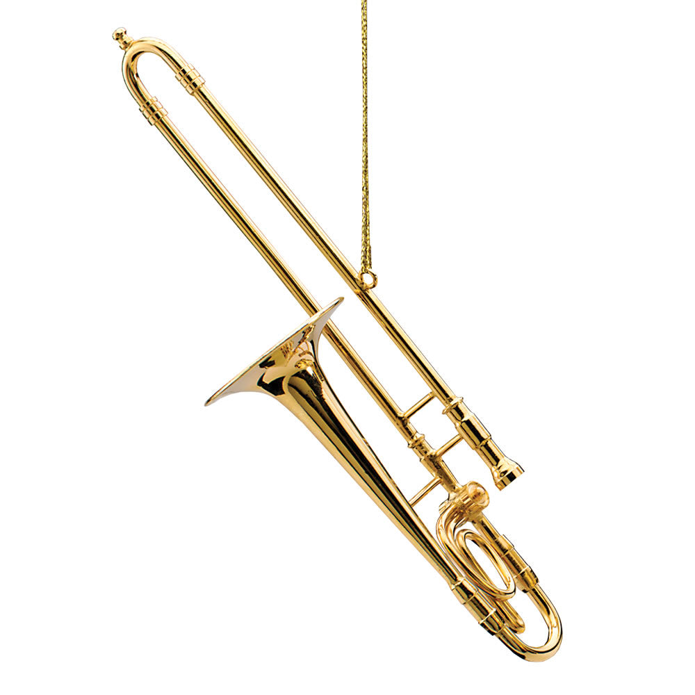 Trombone Brass Ornament