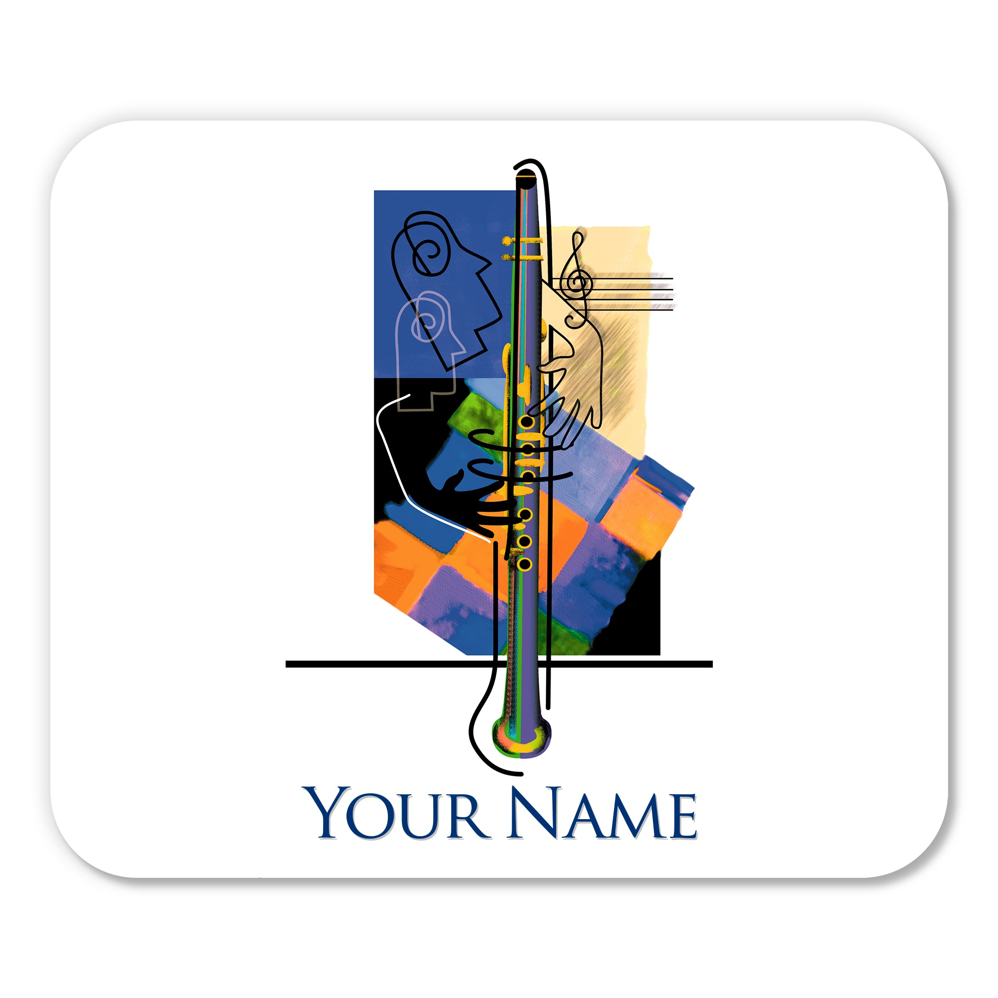 Personalized Performance Arts Mouse Pad