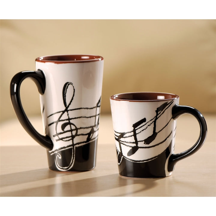 Music Notes Tall Latte Mug
