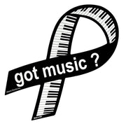 Got Music? Keyboard Ribbon Magnet