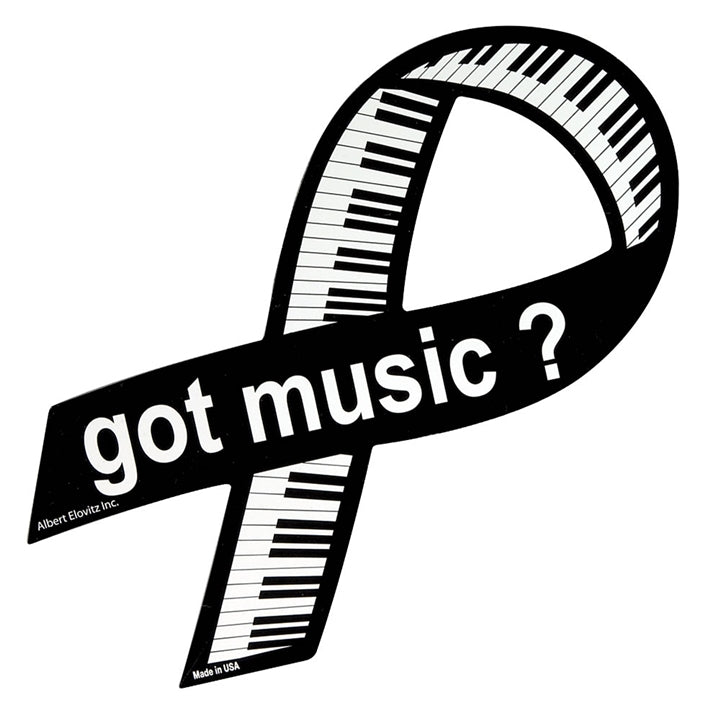 Got Music? Keyboard Ribbon Magnet