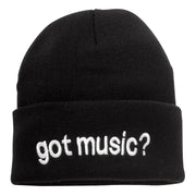 Got Music? Knitted Cap