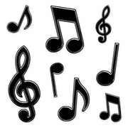 Musical Notes Wall Clings
