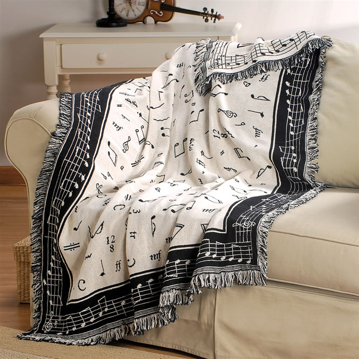 Symphony of Symbols Tapestry Throw