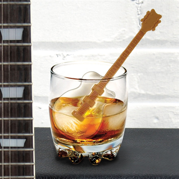 Guitar Ice Cube Tray and Stir Sticks