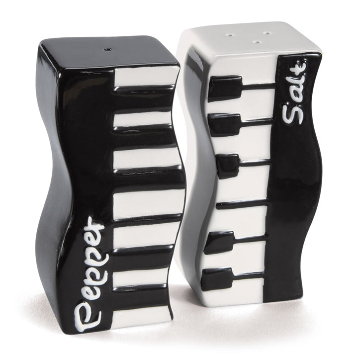 Wavy Keyboard Salt & Pepper Shakers