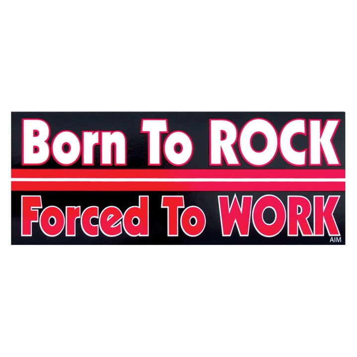 Born to Rock Bumper Sticker