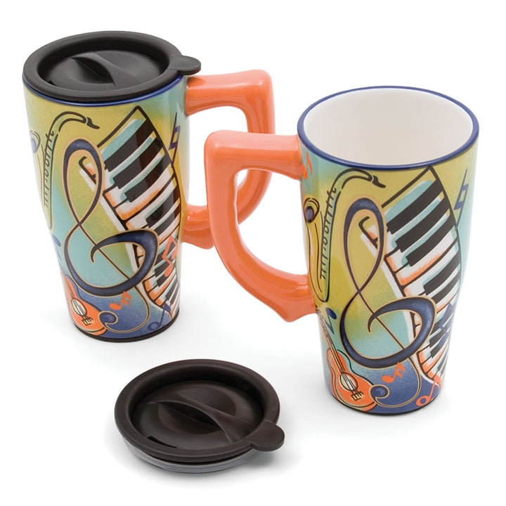 Vibrant Music Travel Mug