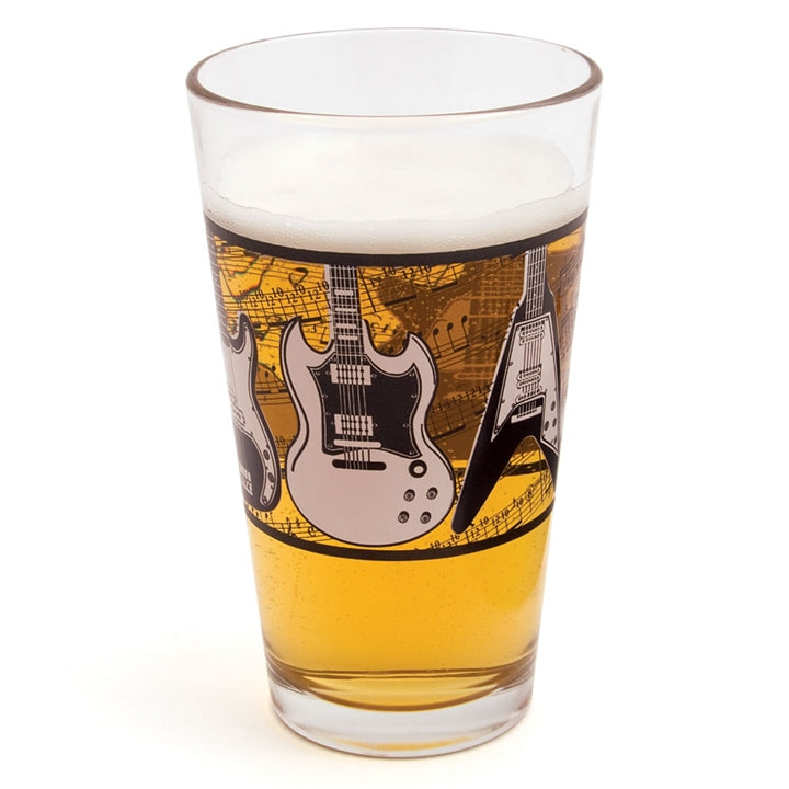 Electric Guitars Pint Glass