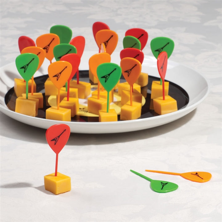 Guitar Picks Cocktail Sticks