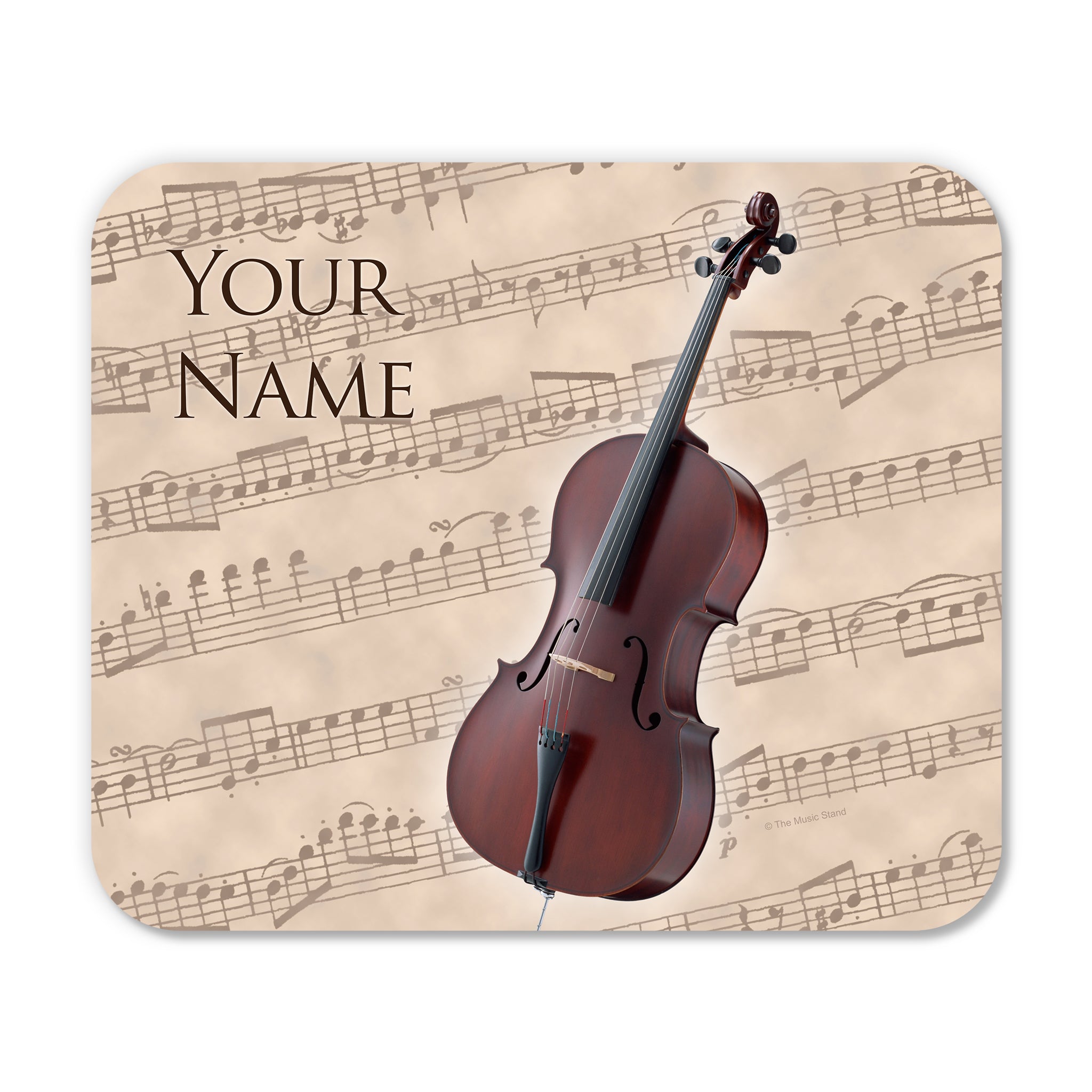 Personalized Instrument Beige Mouse Pad