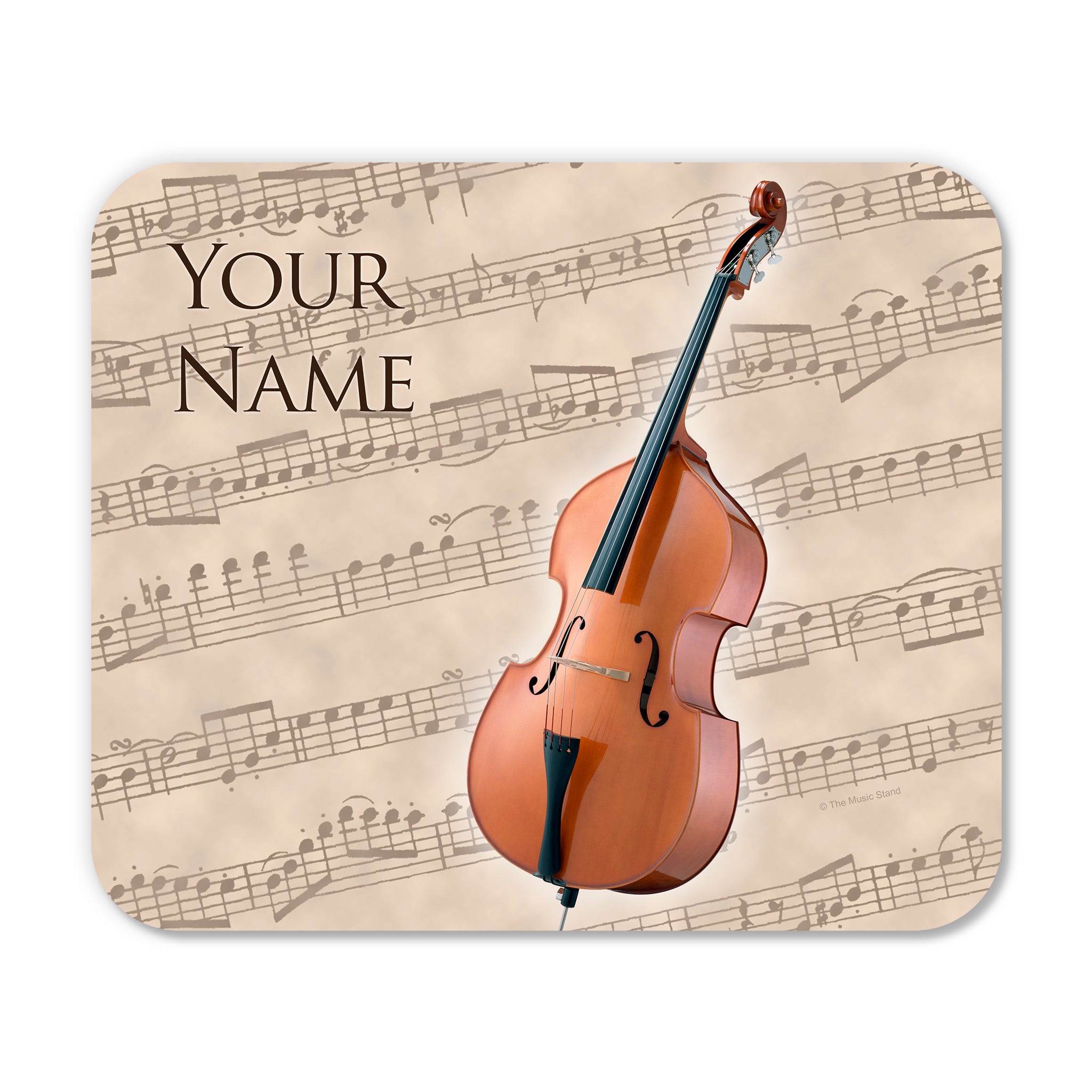 Personalized Instrument Beige Mouse Pad