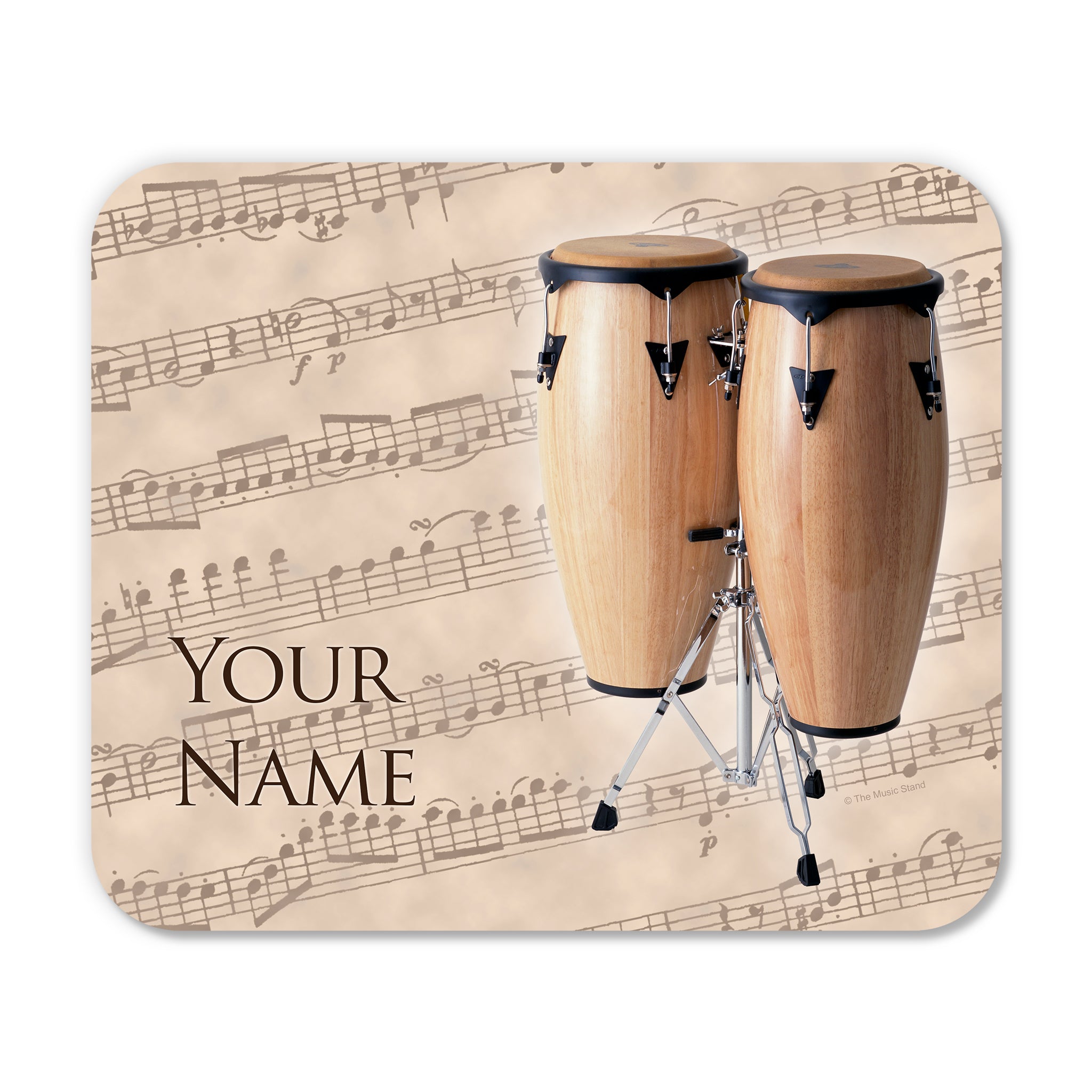 Personalized Instrument Beige Mouse Pad