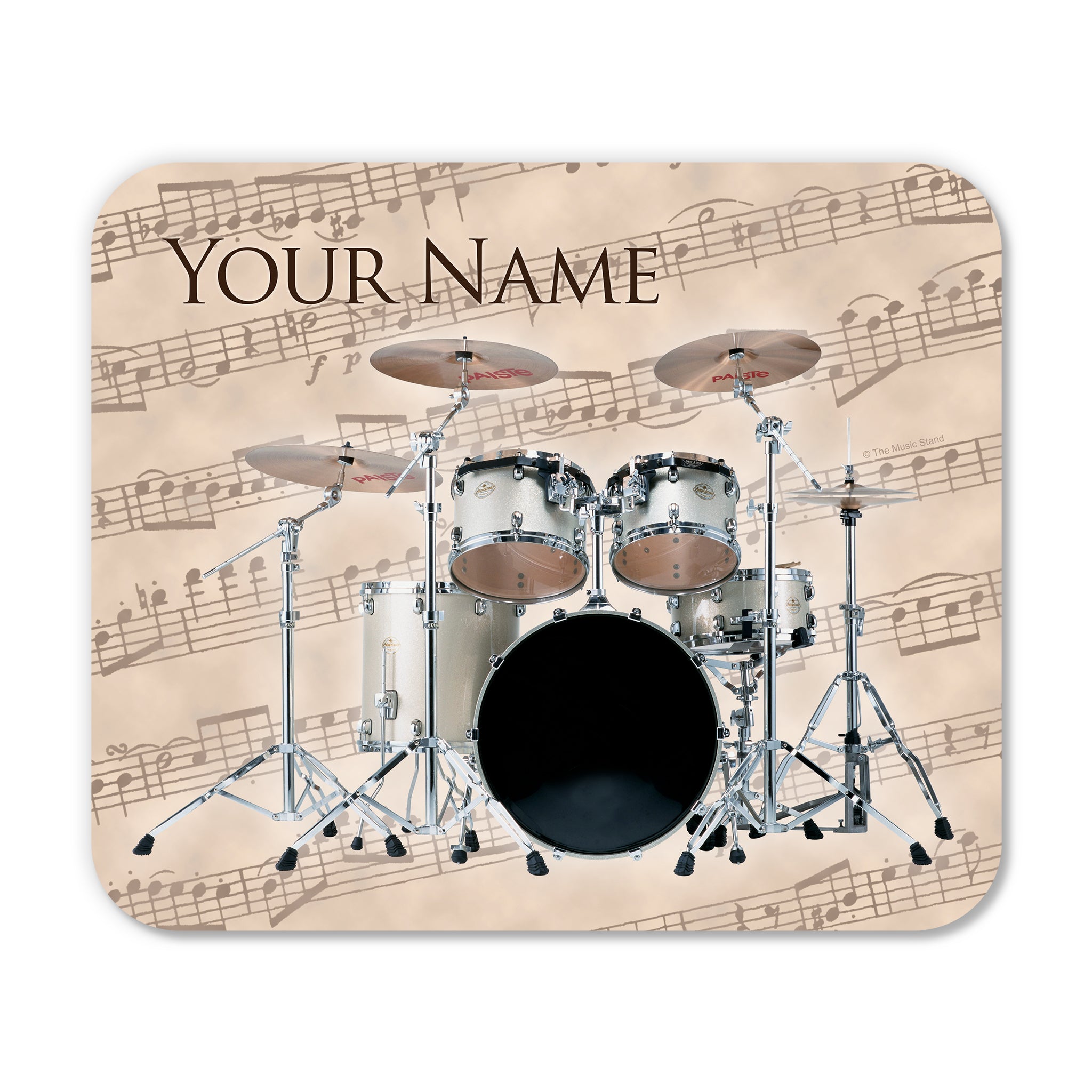 Personalized Instrument Beige Mouse Pad