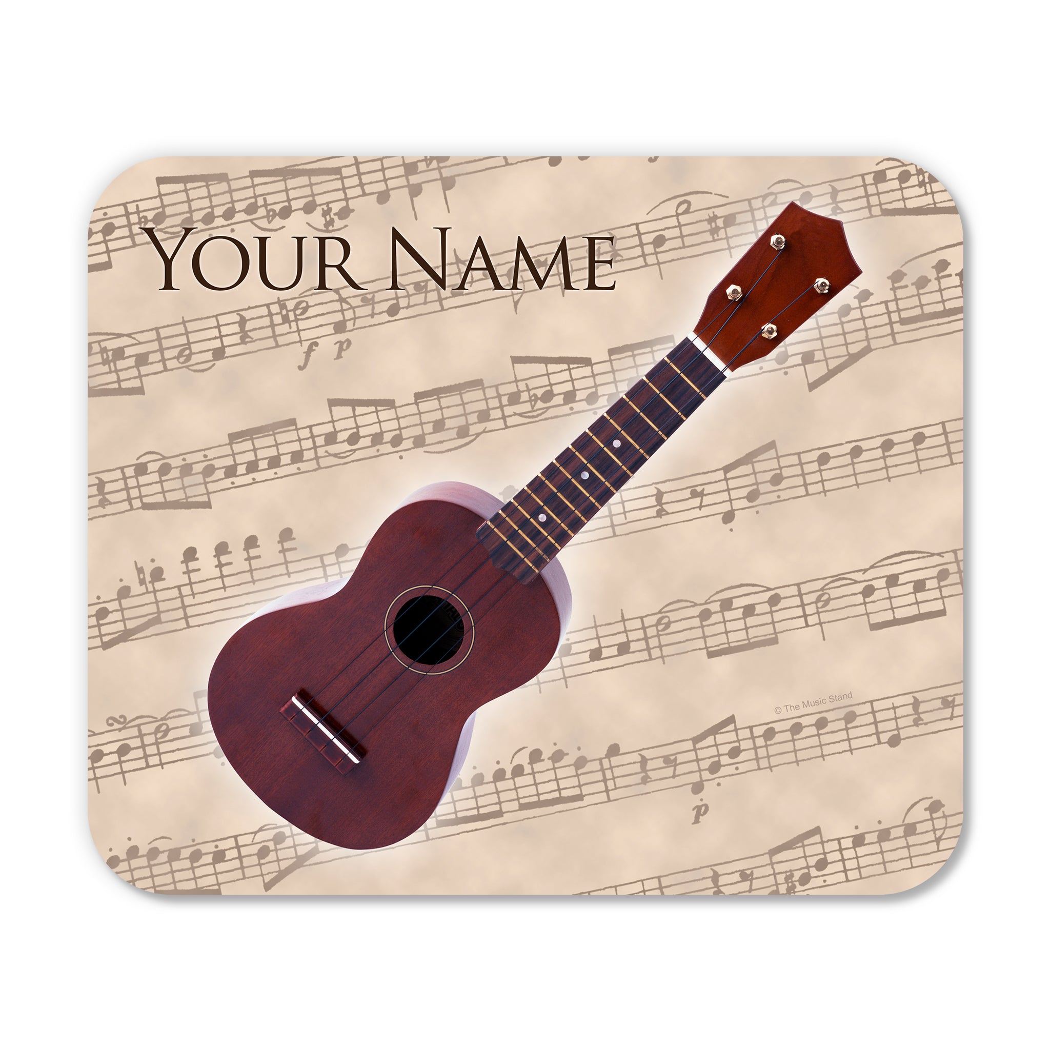 Personalized Instrument Beige Mouse Pad