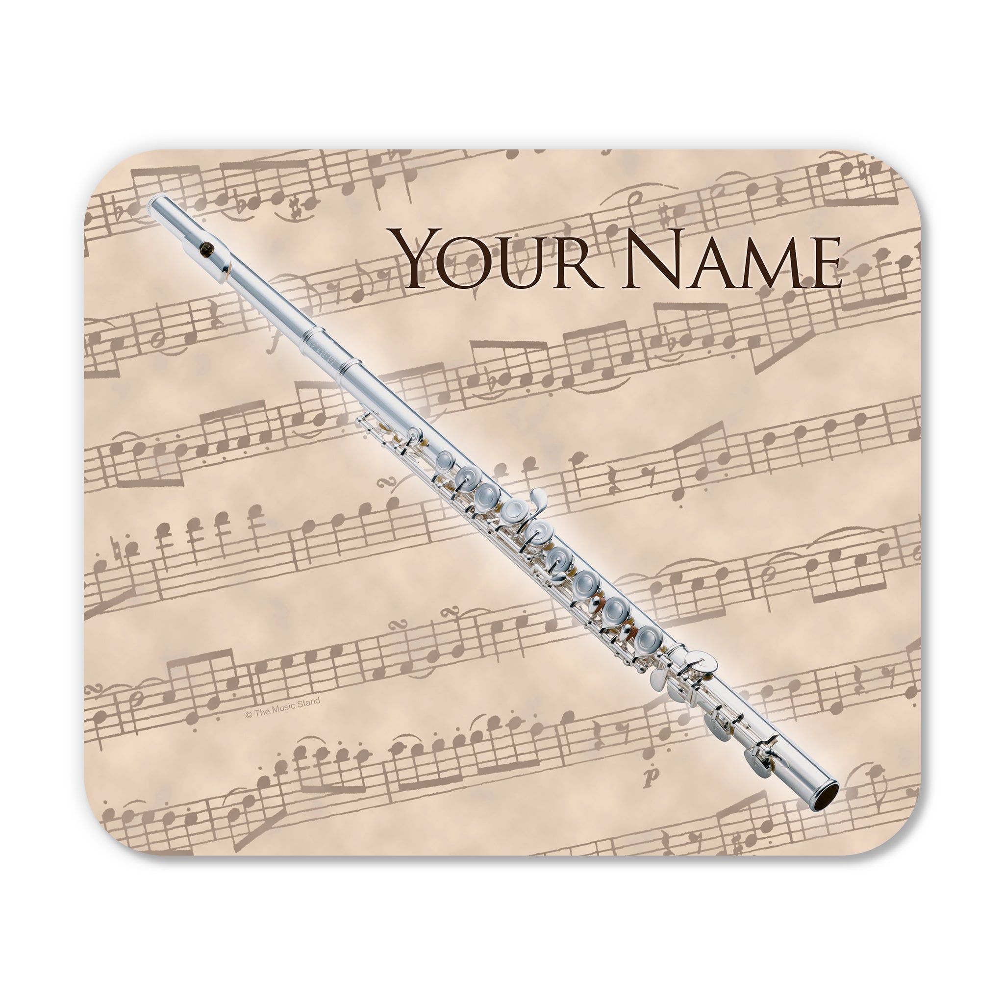 Personalized Instrument Beige Mouse Pad