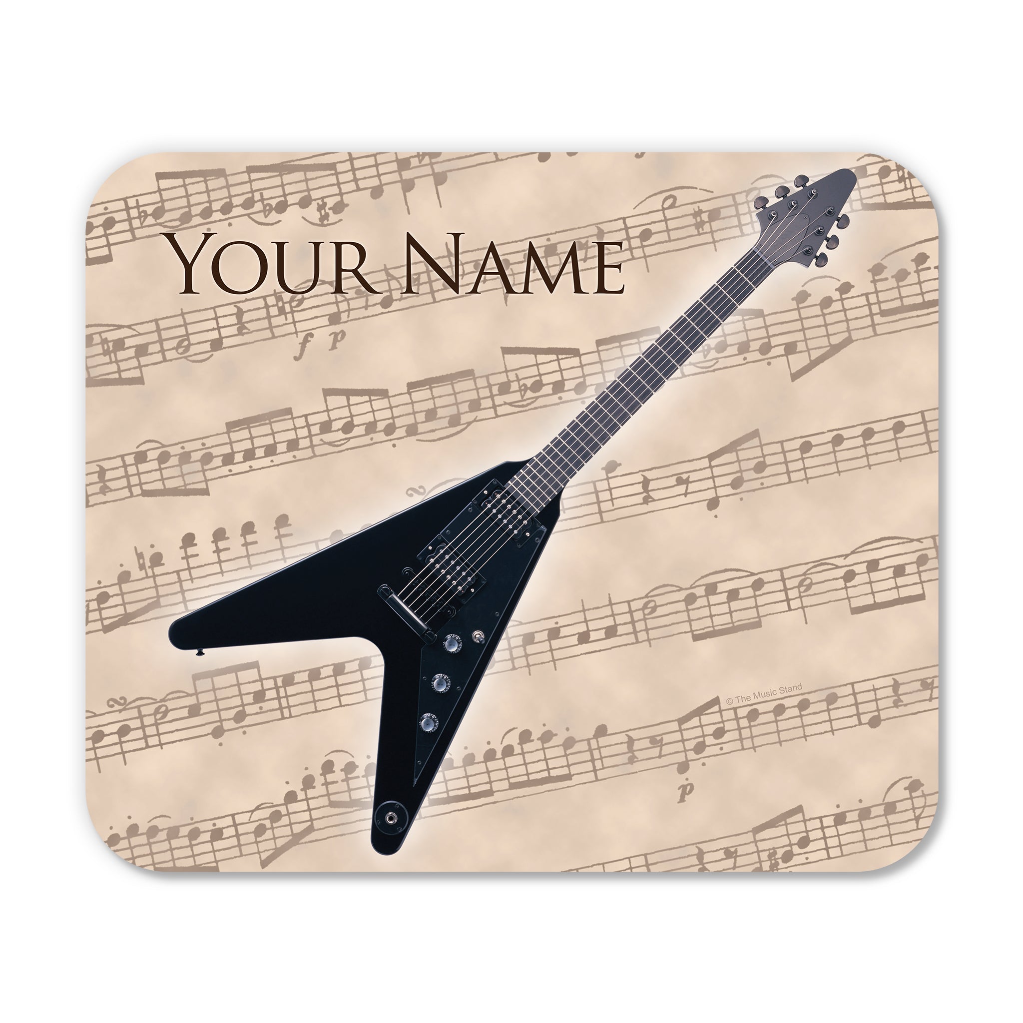 Personalized Instrument Beige Mouse Pad