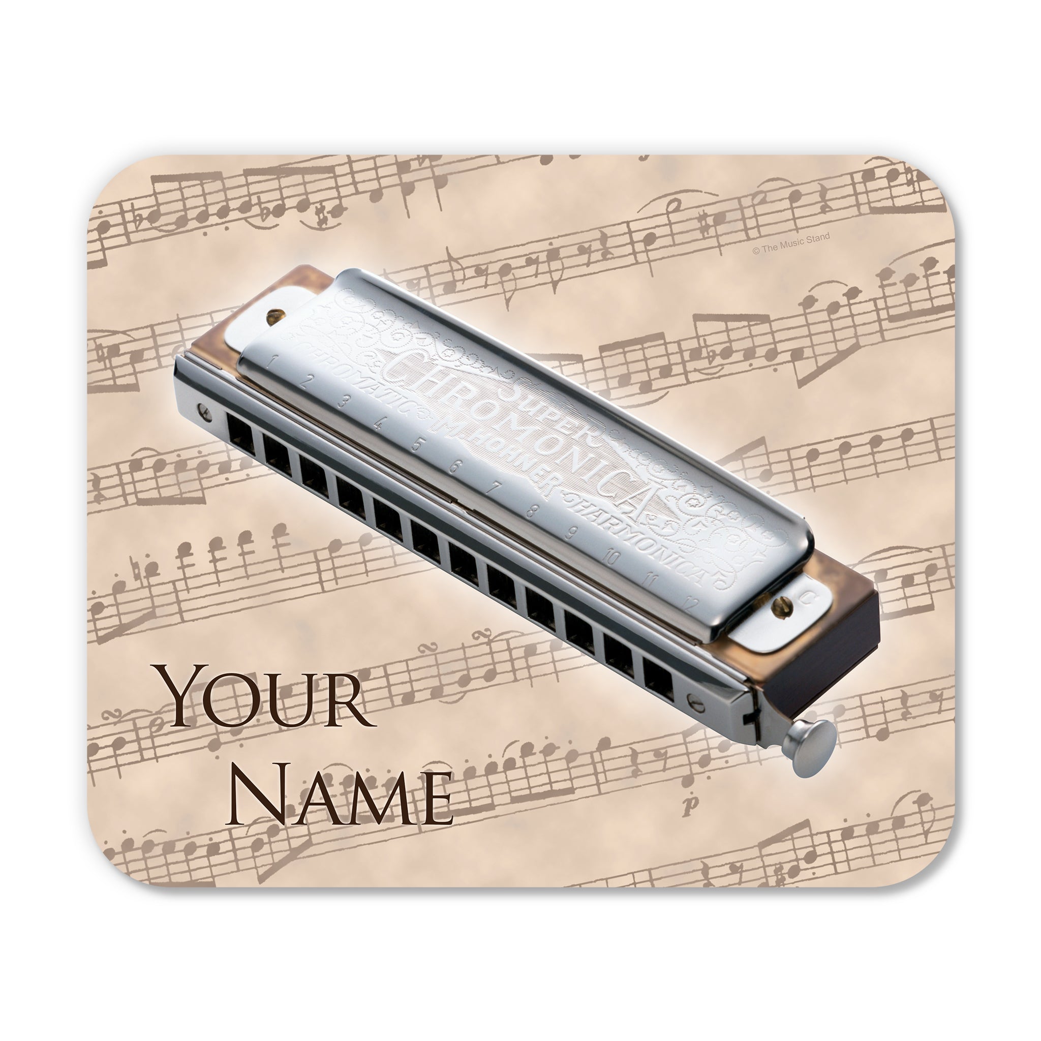 Personalized Instrument Beige Mouse Pad