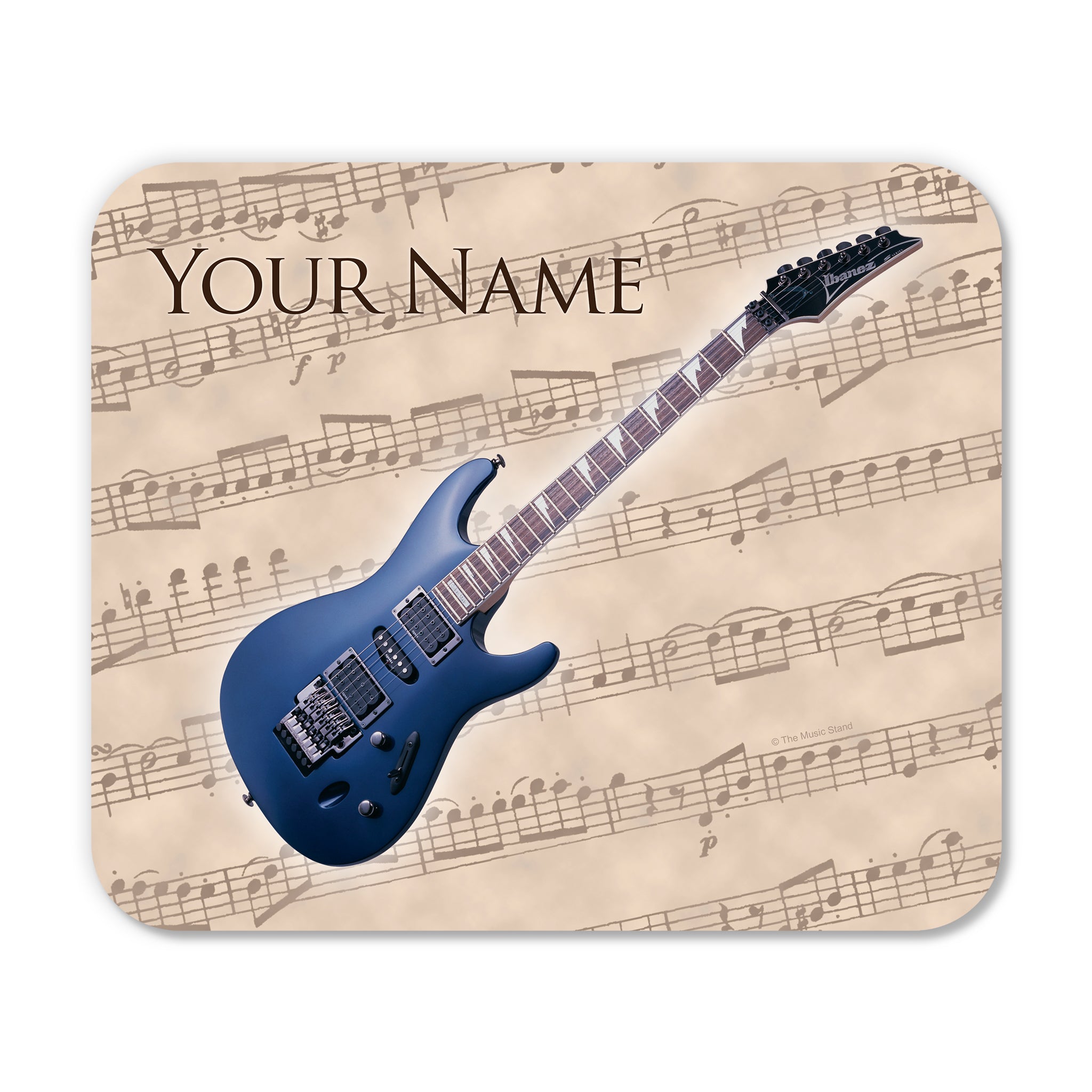 Personalized Instrument Beige Mouse Pad