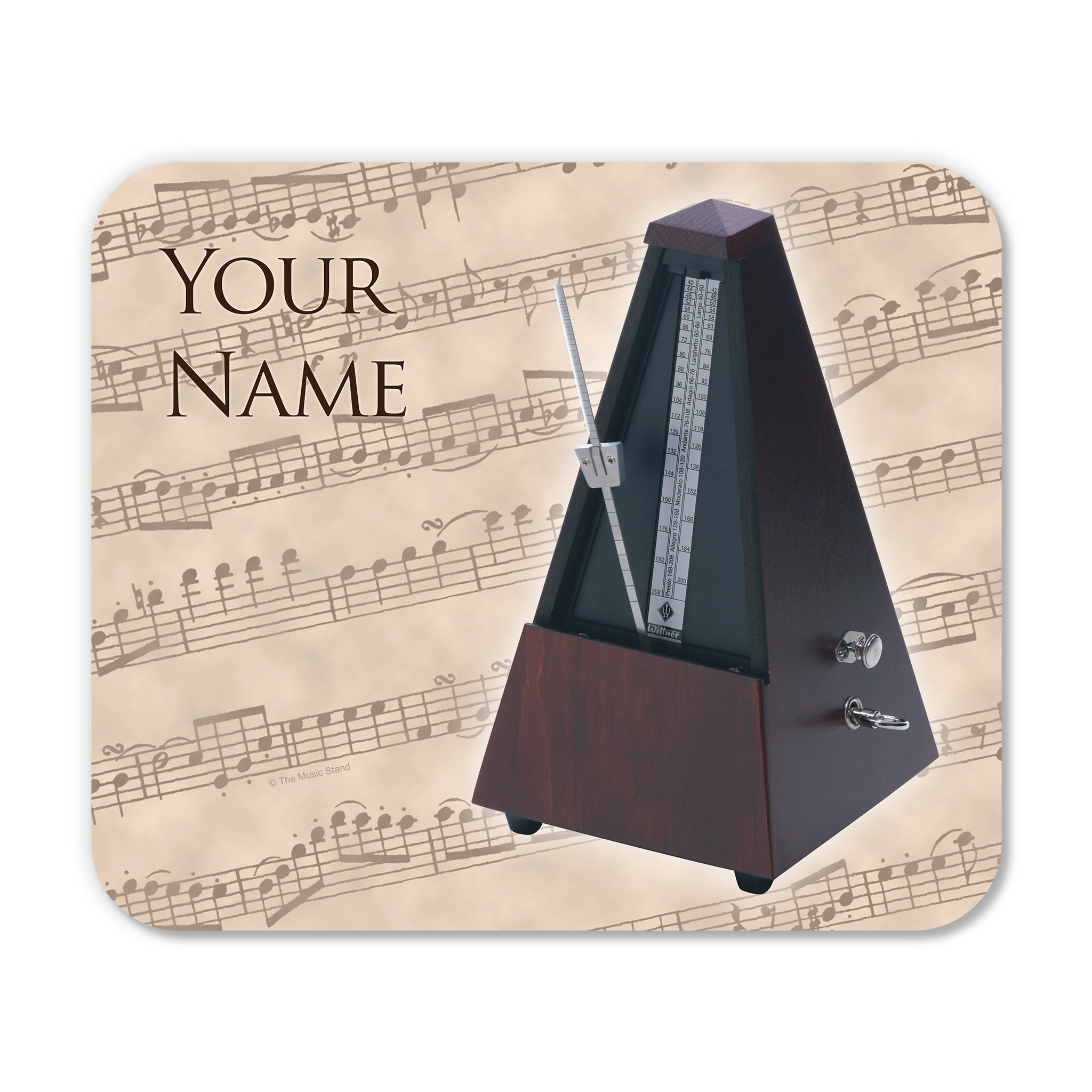 Personalized Instrument Beige Mouse Pad