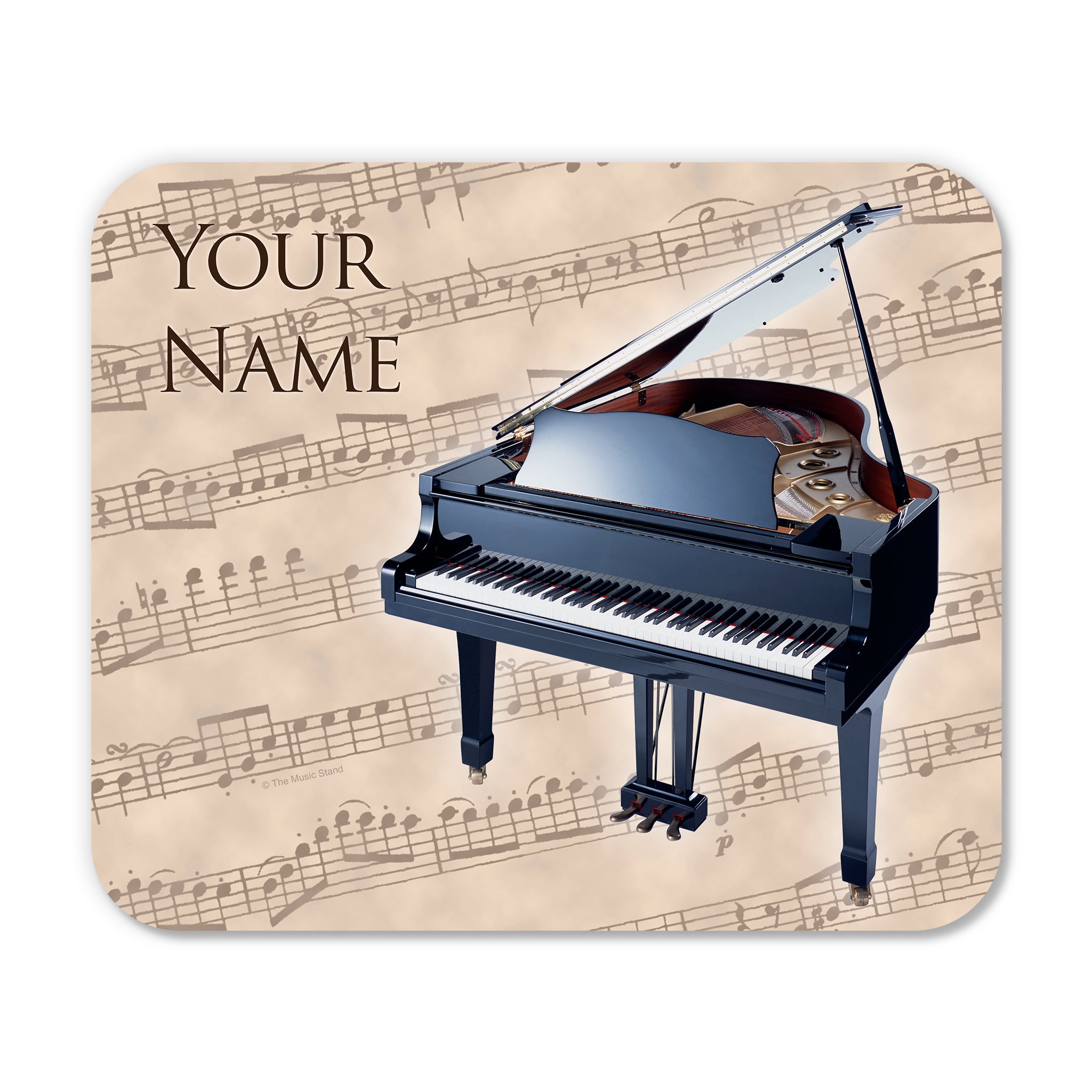 Personalized Instrument Beige Mouse Pad