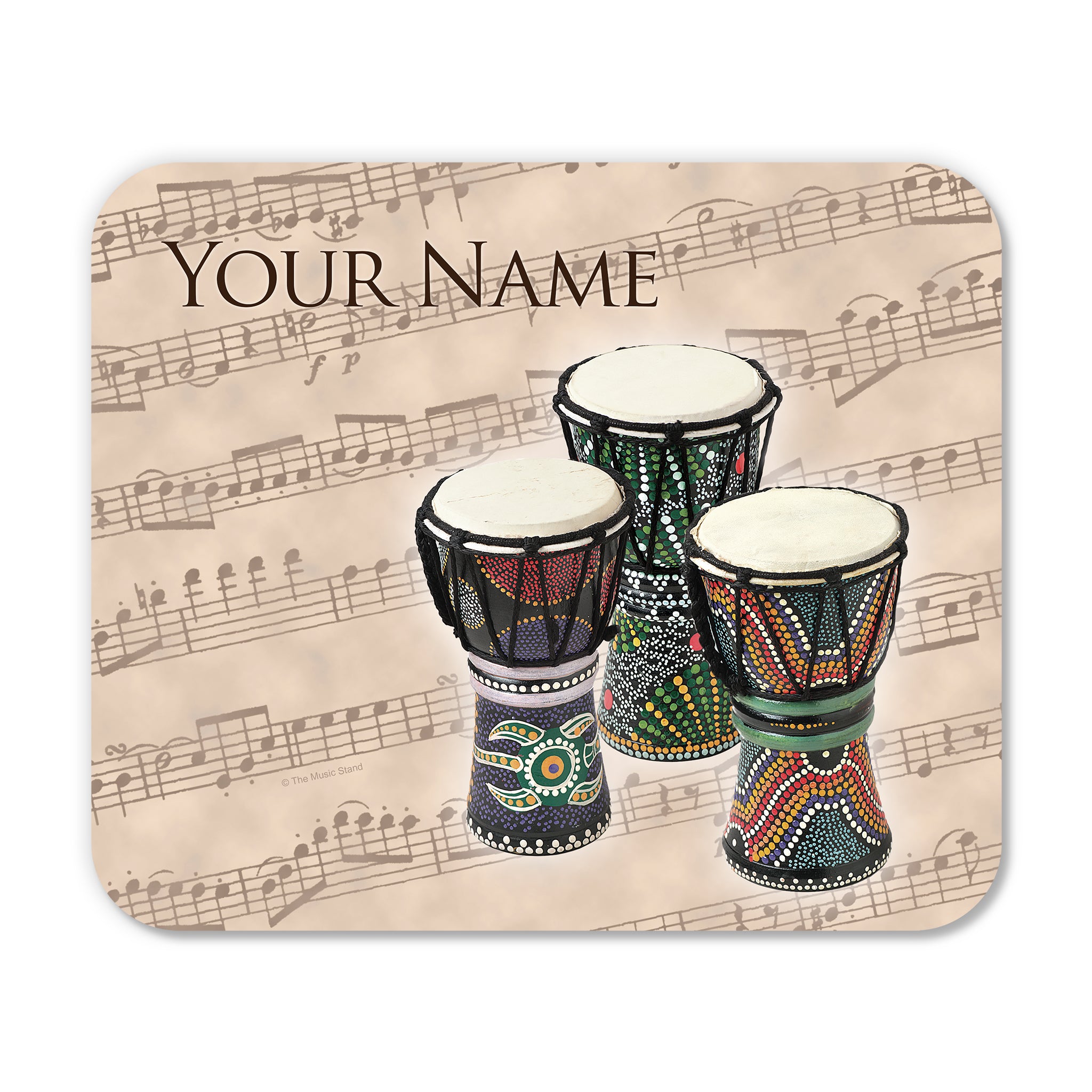 Personalized Instrument Beige Mouse Pad