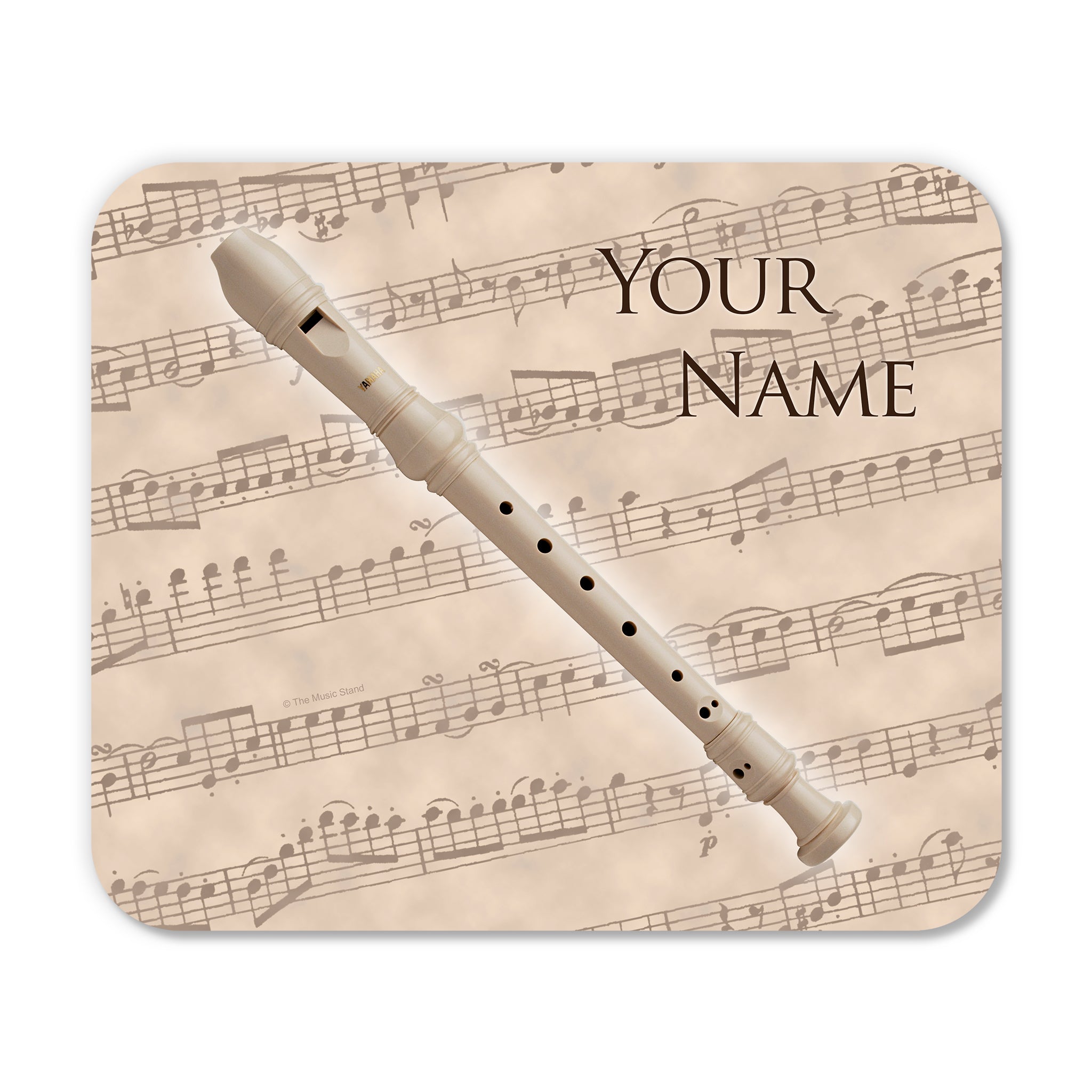Personalized Instrument Beige Mouse Pad