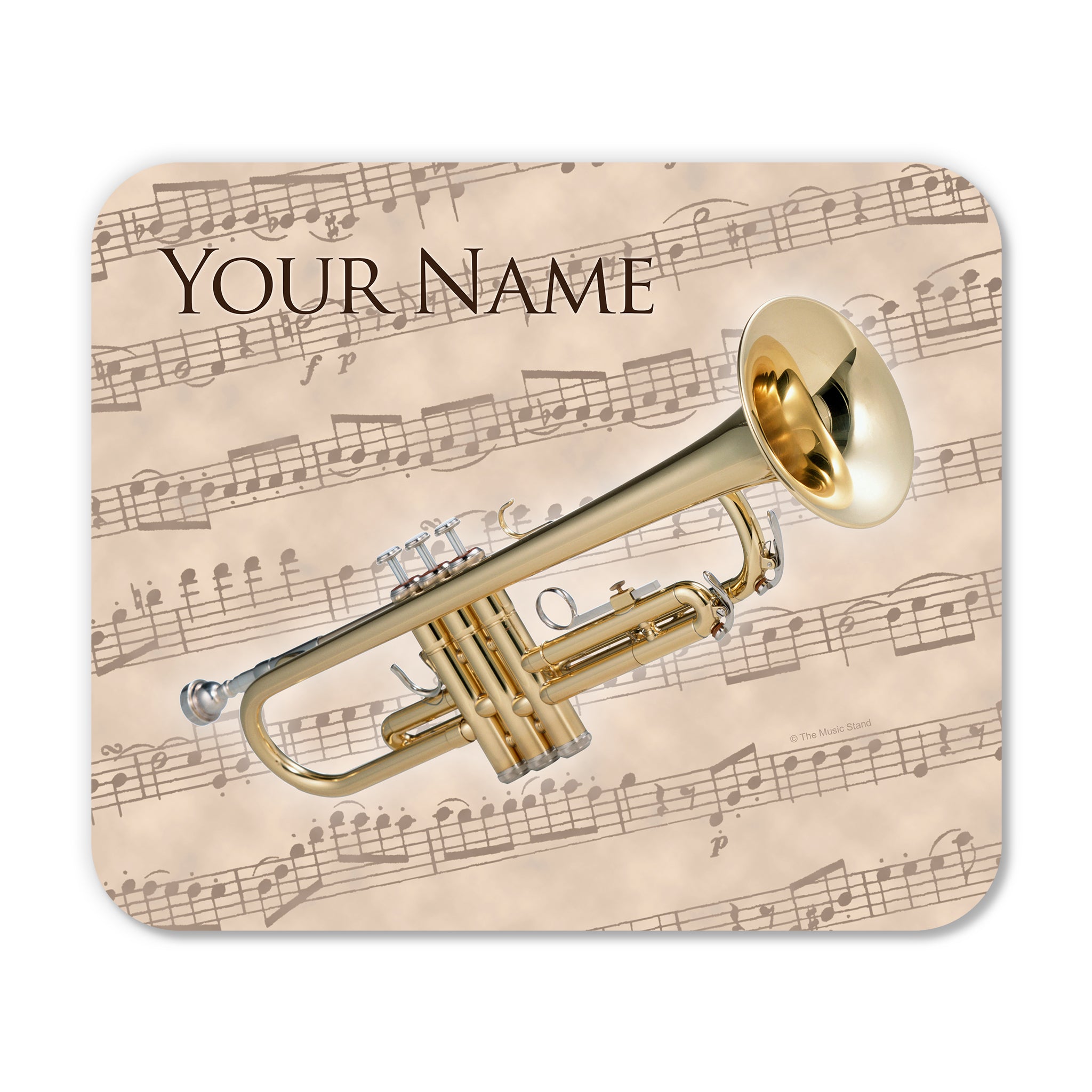 Personalized Instrument Beige Mouse Pad