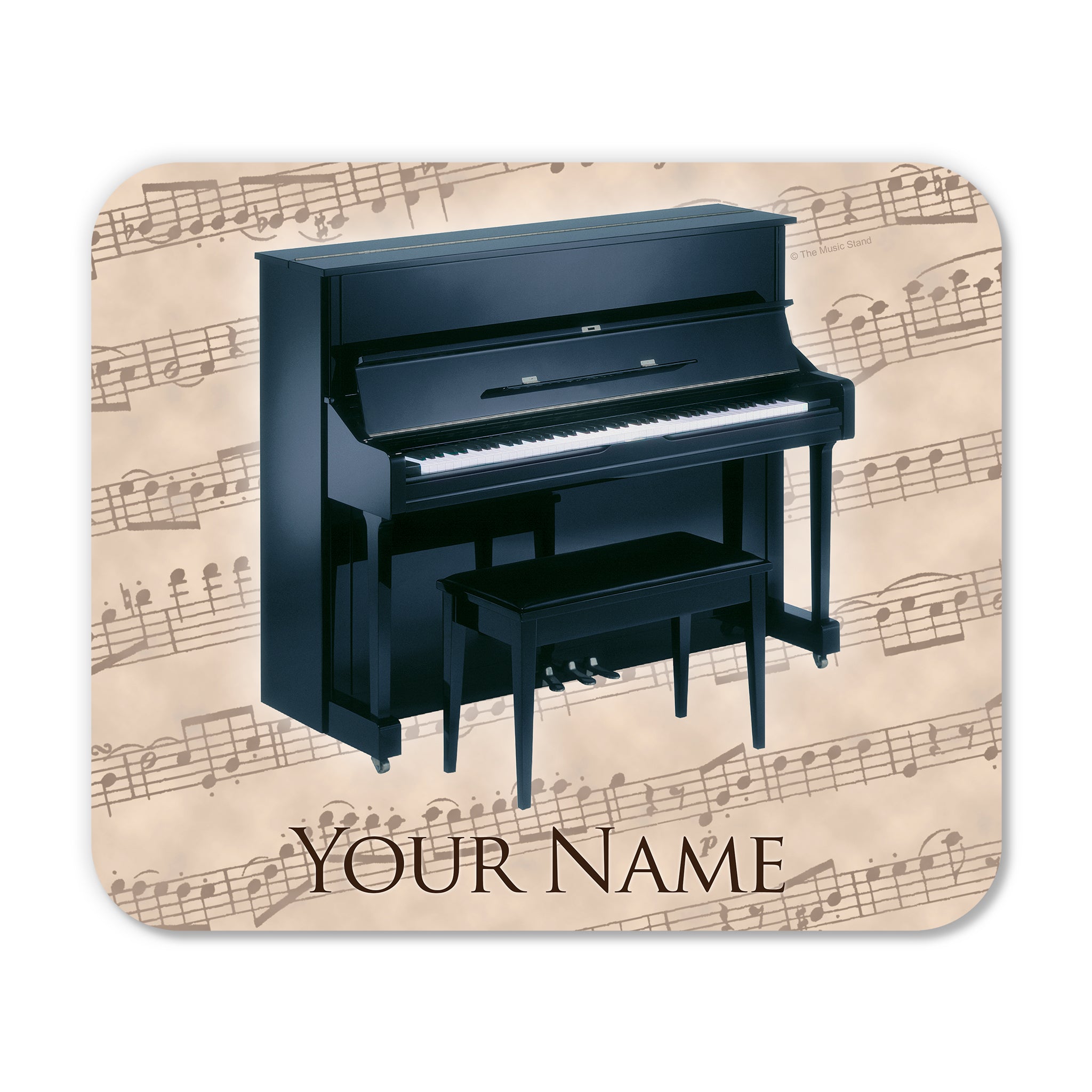 Personalized Instrument Beige Mouse Pad