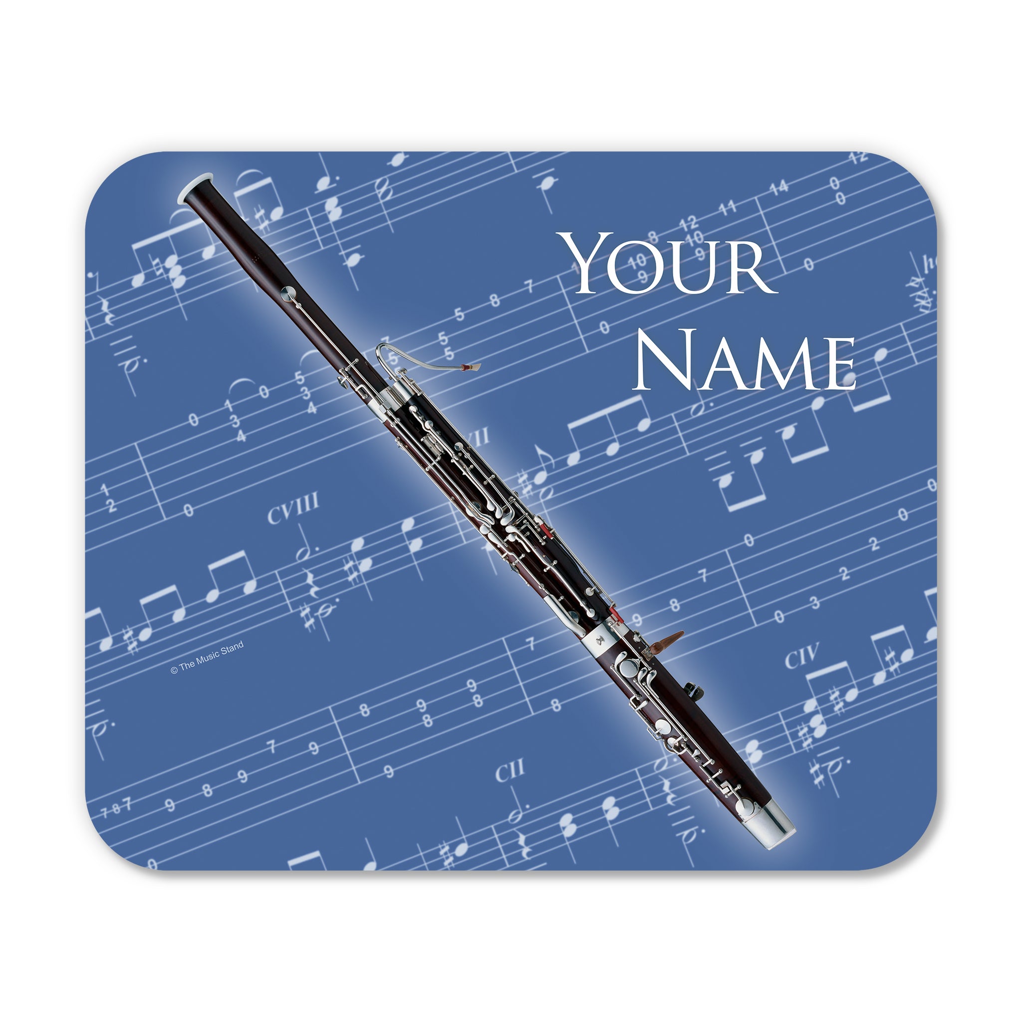 Personalized Instrument Blue Mouse Pad