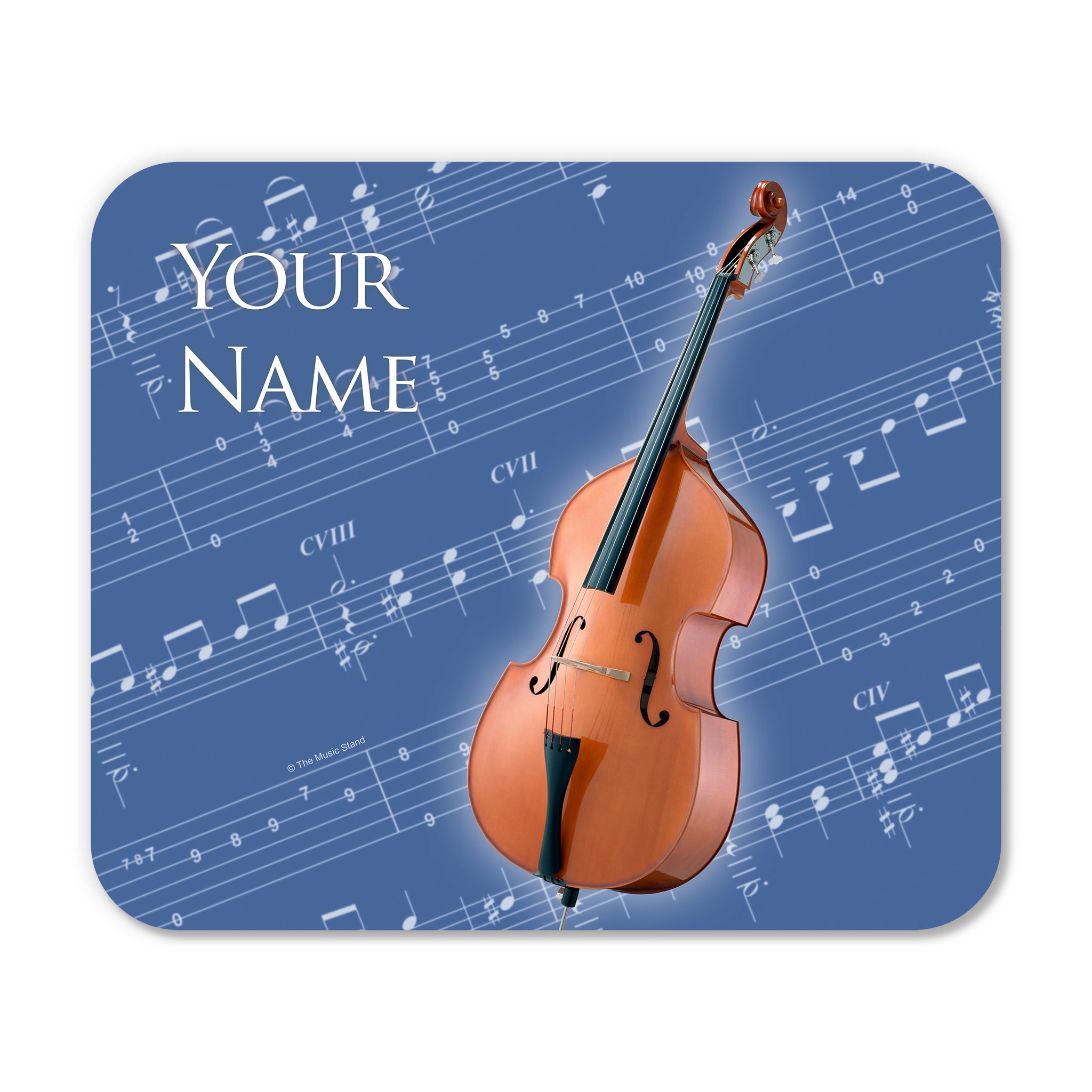 Personalized Instrument Blue Mouse Pad