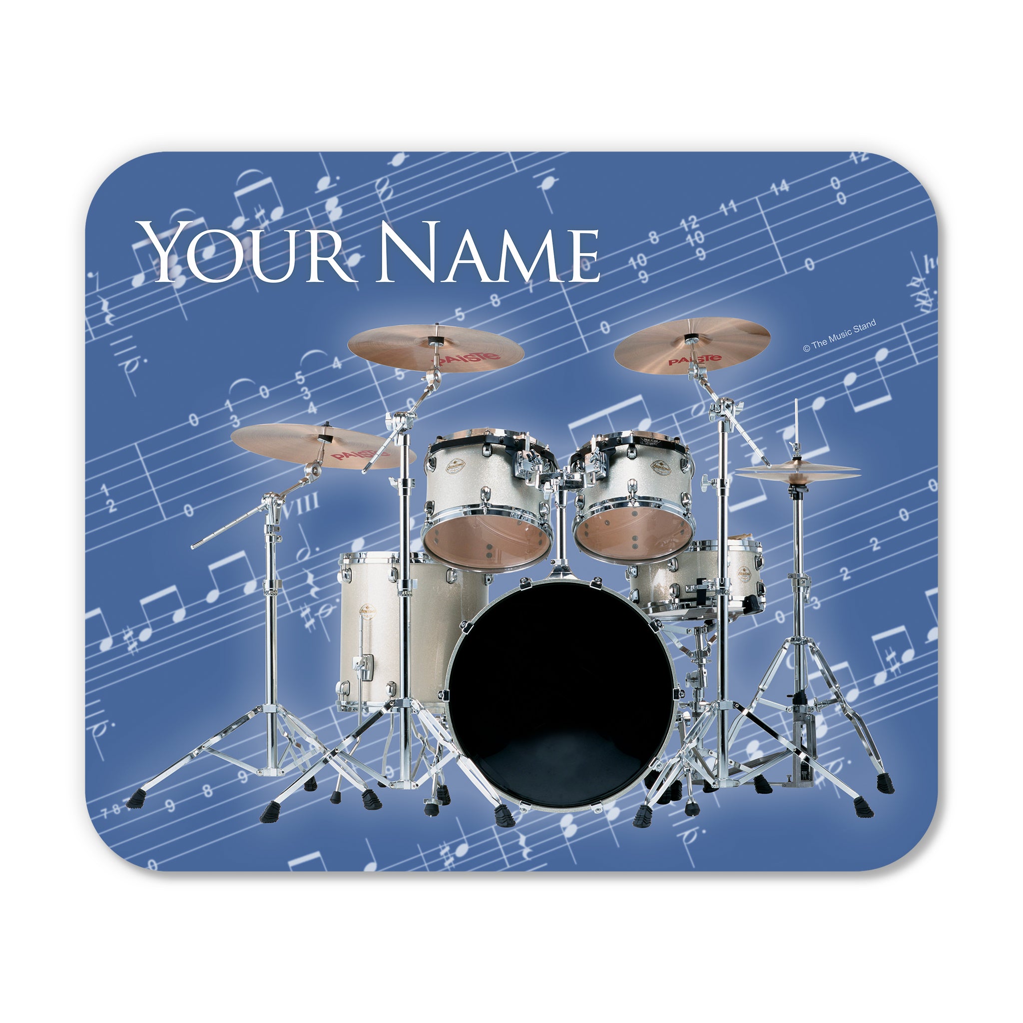 Personalized Instrument Blue Mouse Pad