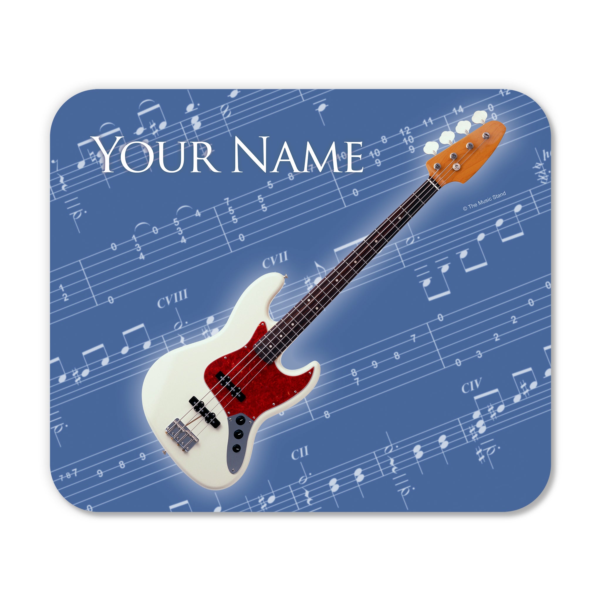 Personalized Instrument Blue Mouse Pad