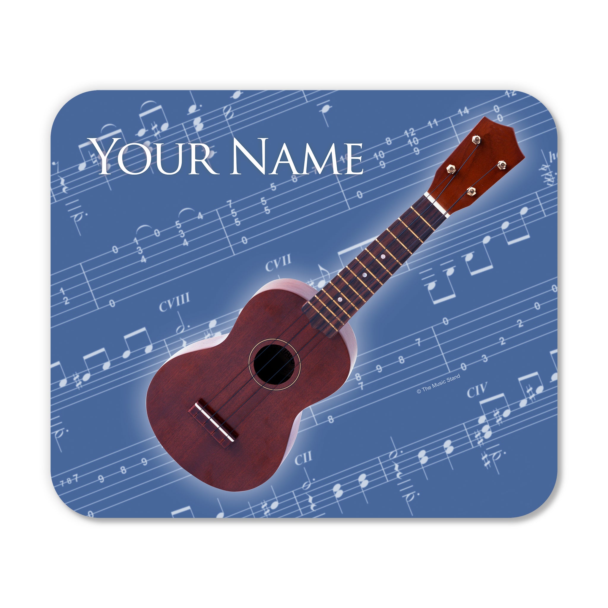 Personalized Instrument Blue Mouse Pad