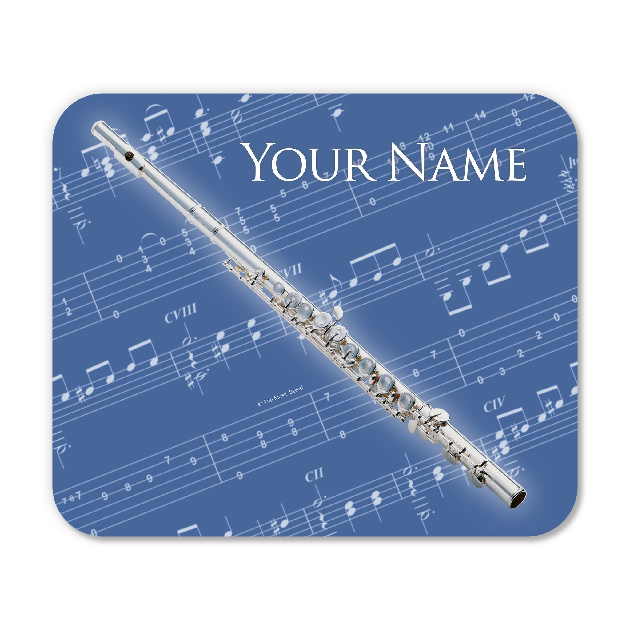 Personalized Instrument Blue Mouse Pad