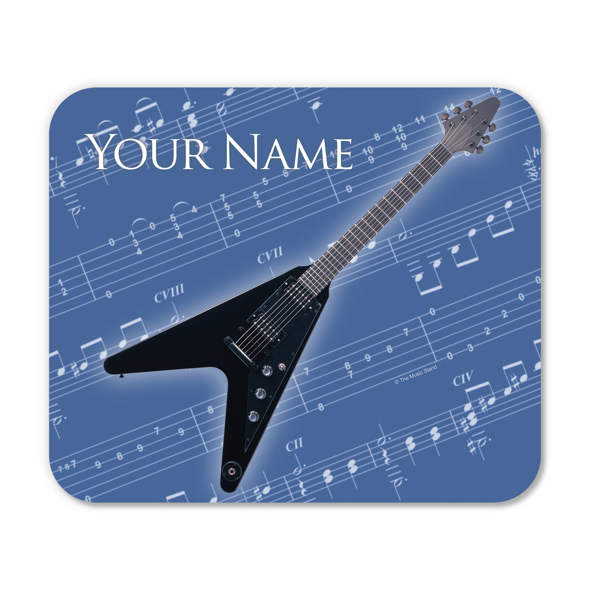 Personalized Instrument Blue Mouse Pad
