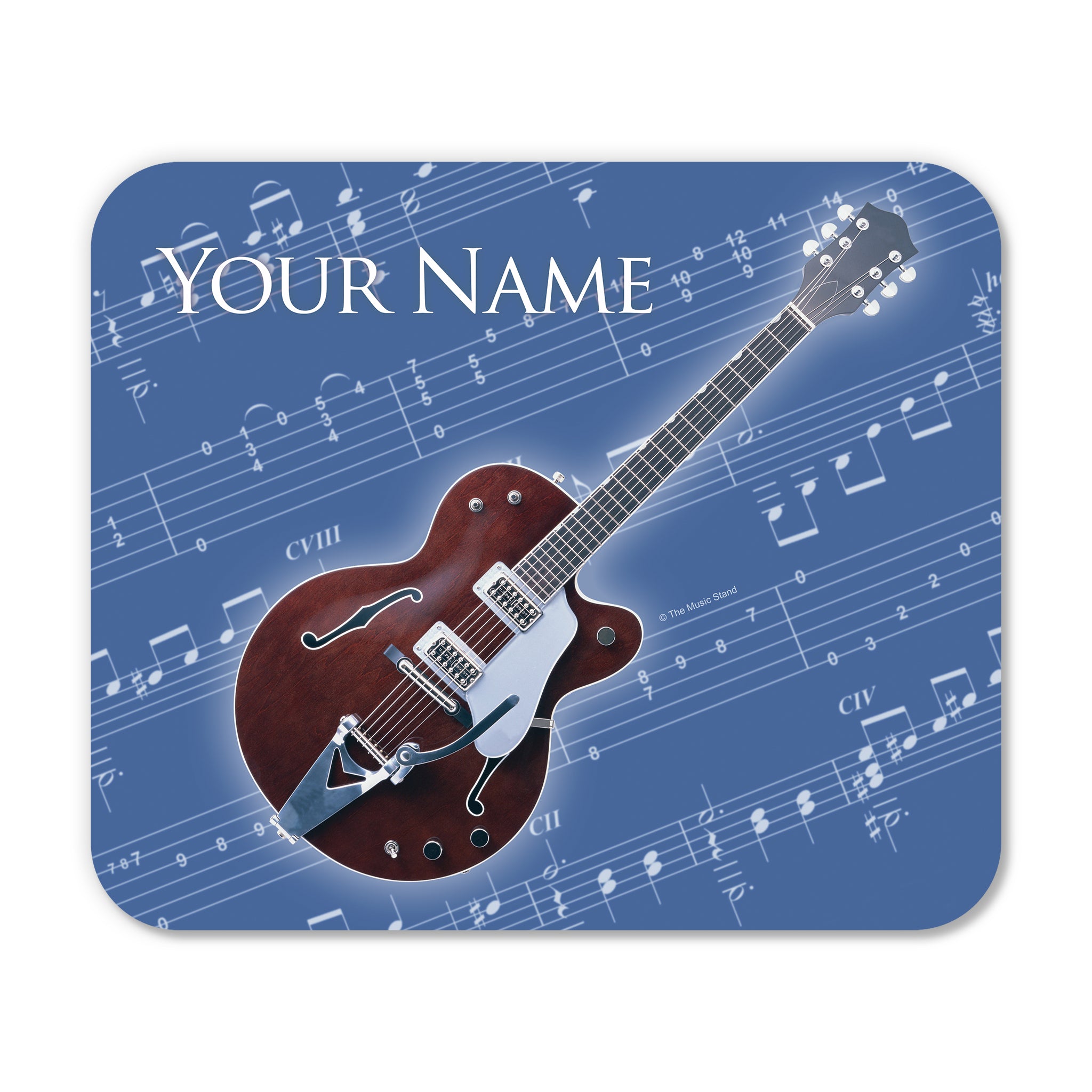 Personalized Instrument Blue Mouse Pad