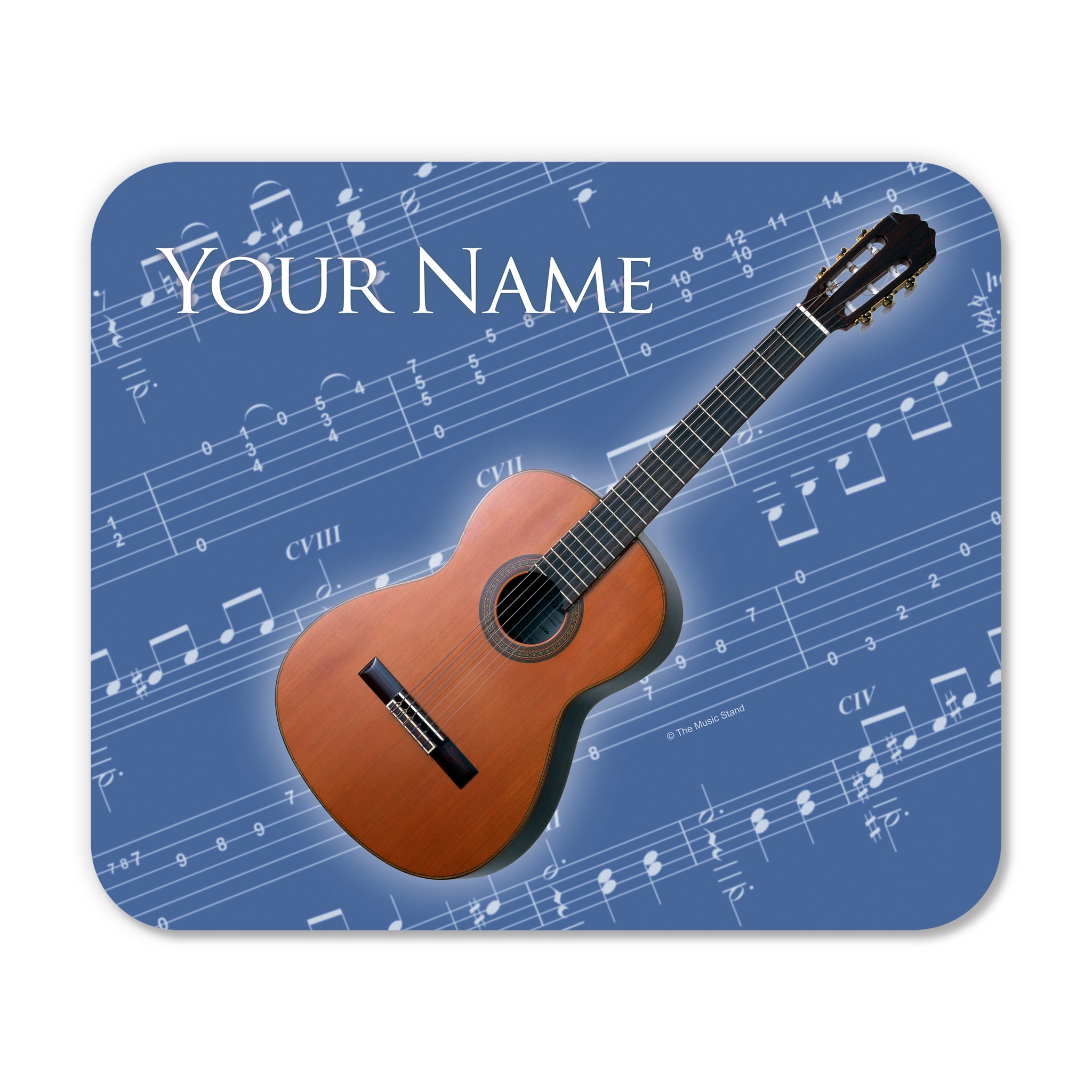 Personalized Instrument Blue Mouse Pad