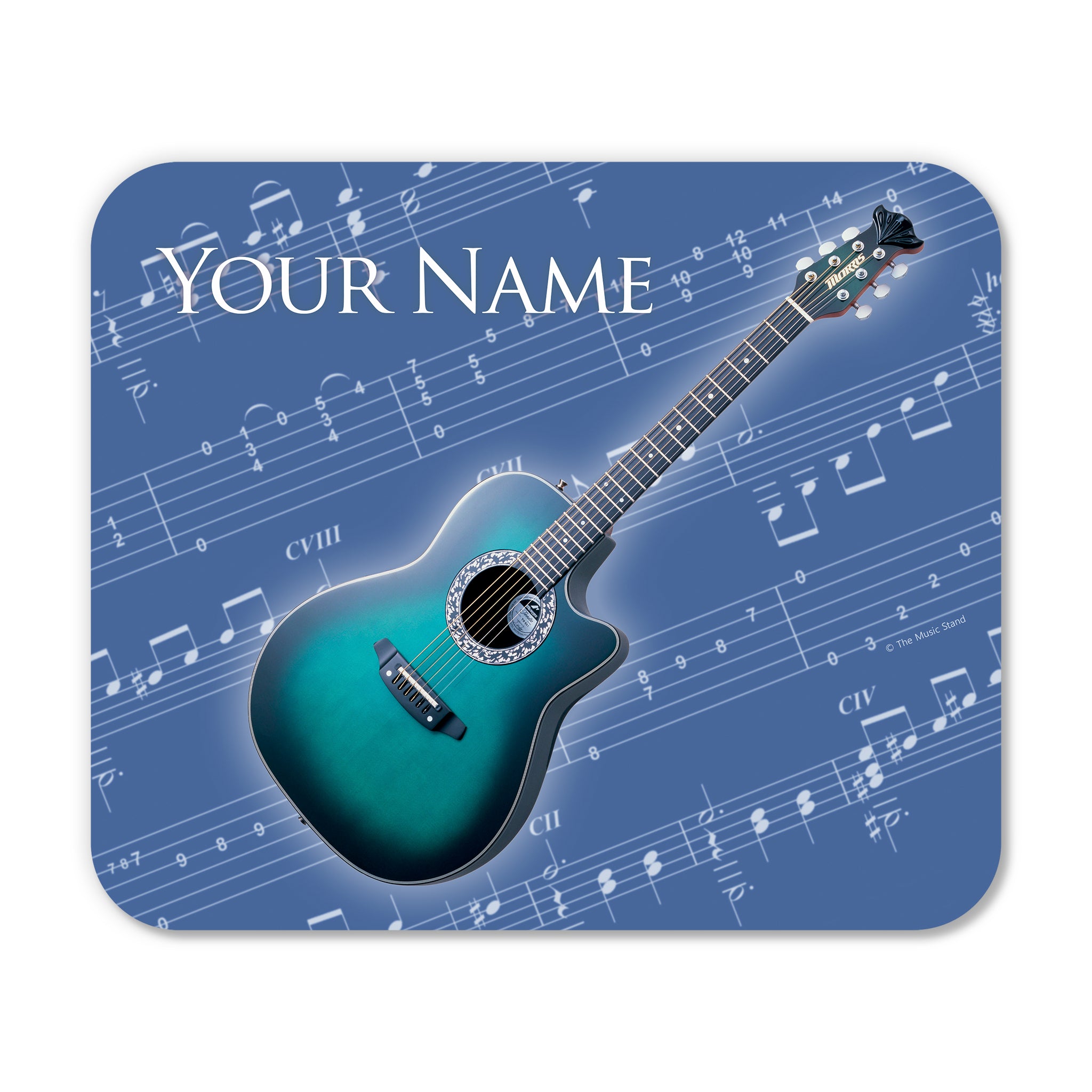 Personalized Instrument Blue Mouse Pad