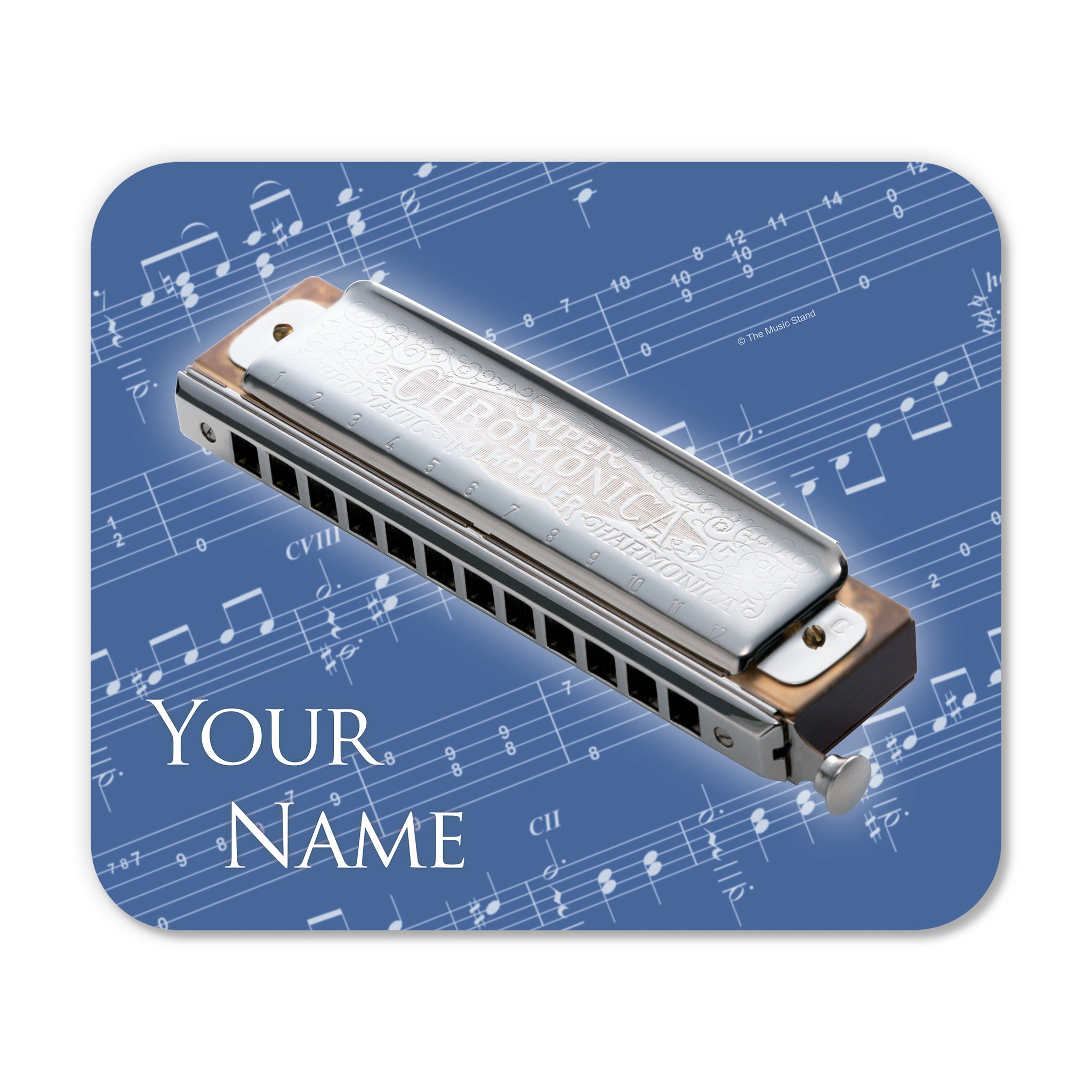 Personalized Instrument Blue Mouse Pad