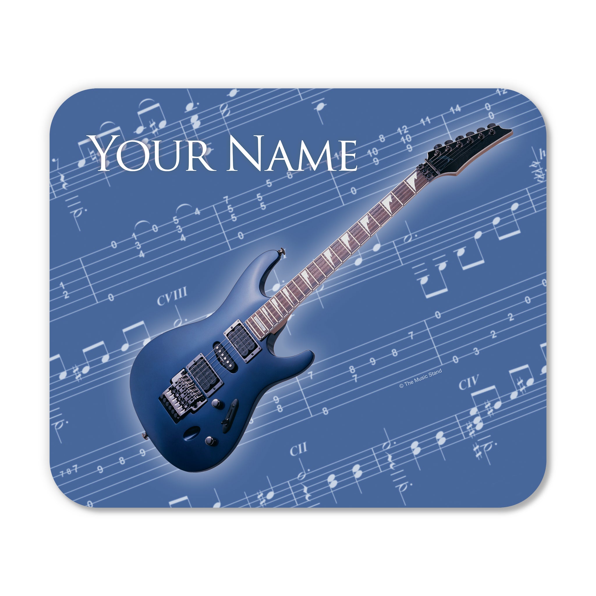 Personalized Instrument Blue Mouse Pad