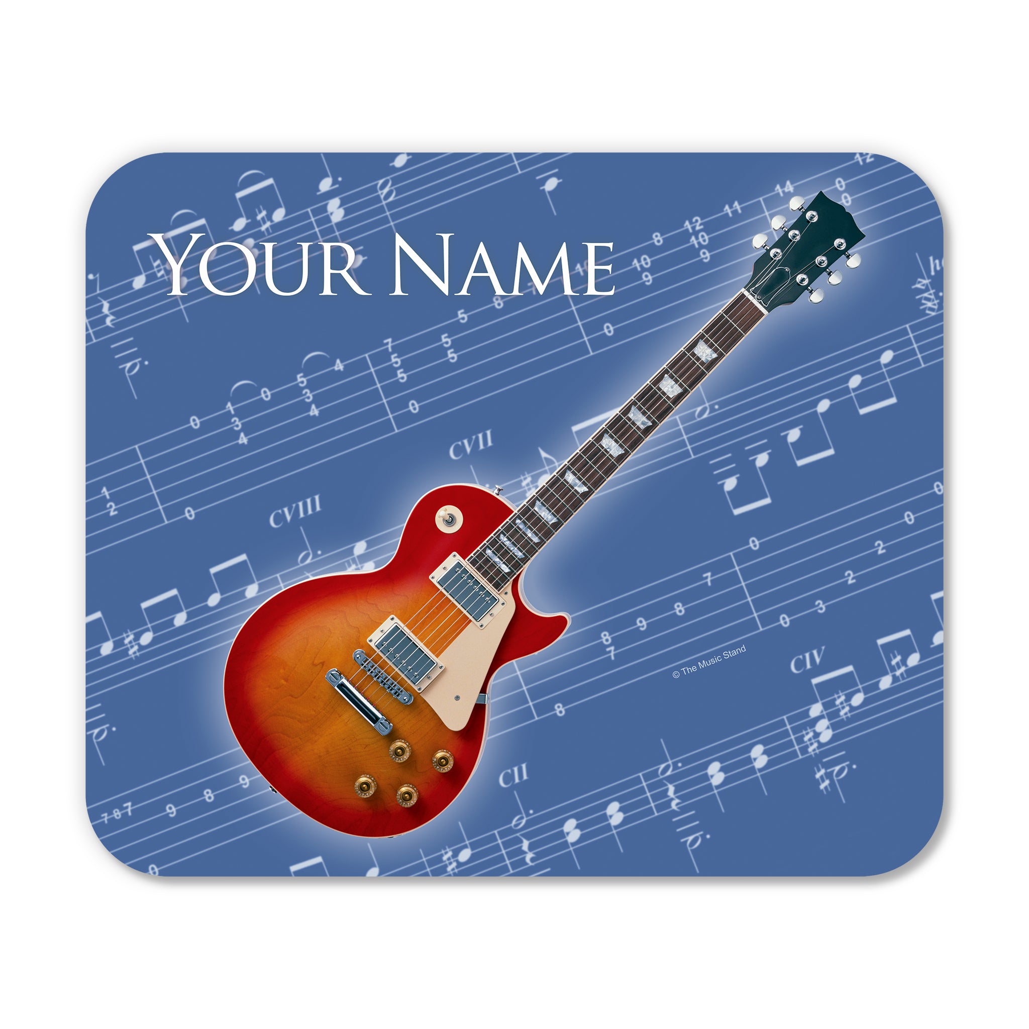 Personalized Instrument Blue Mouse Pad