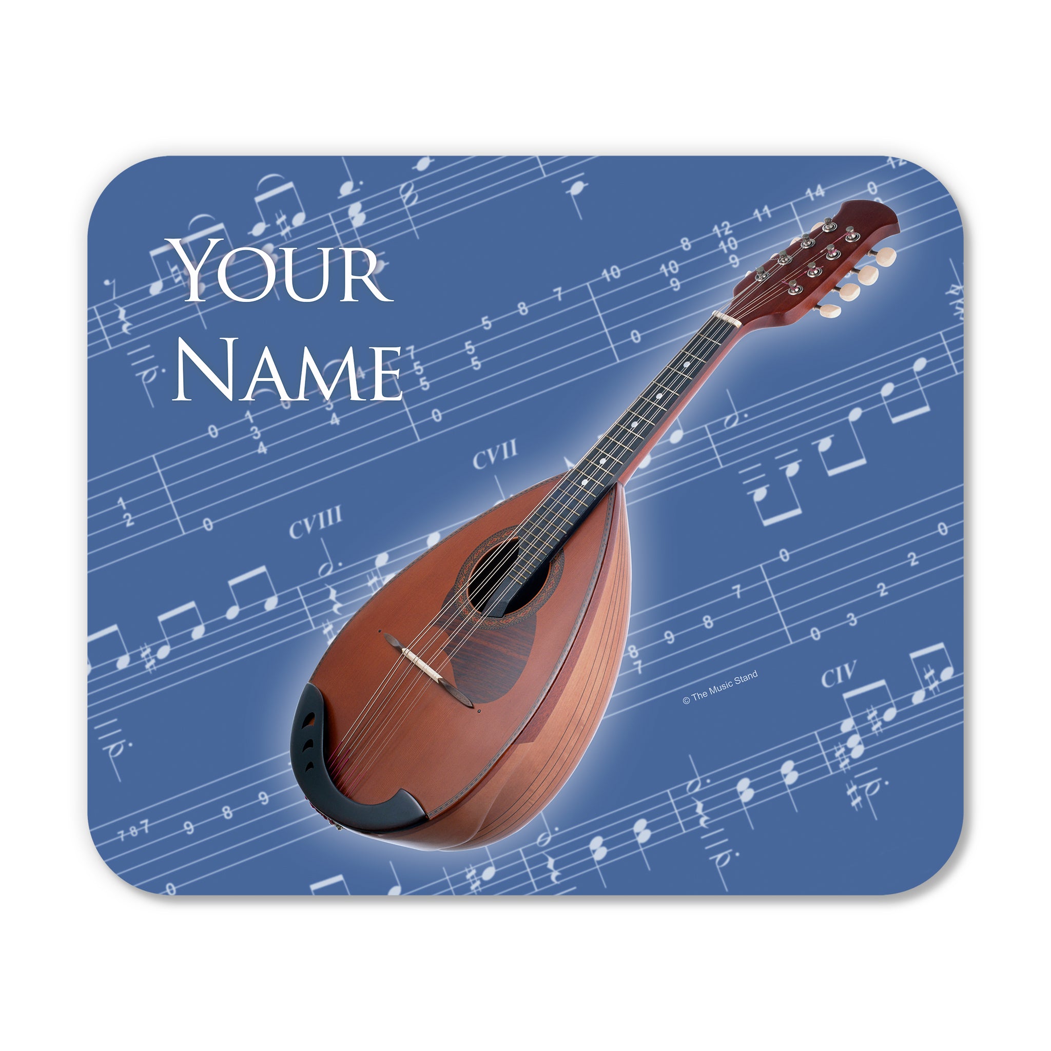 Personalized Instrument Blue Mouse Pad