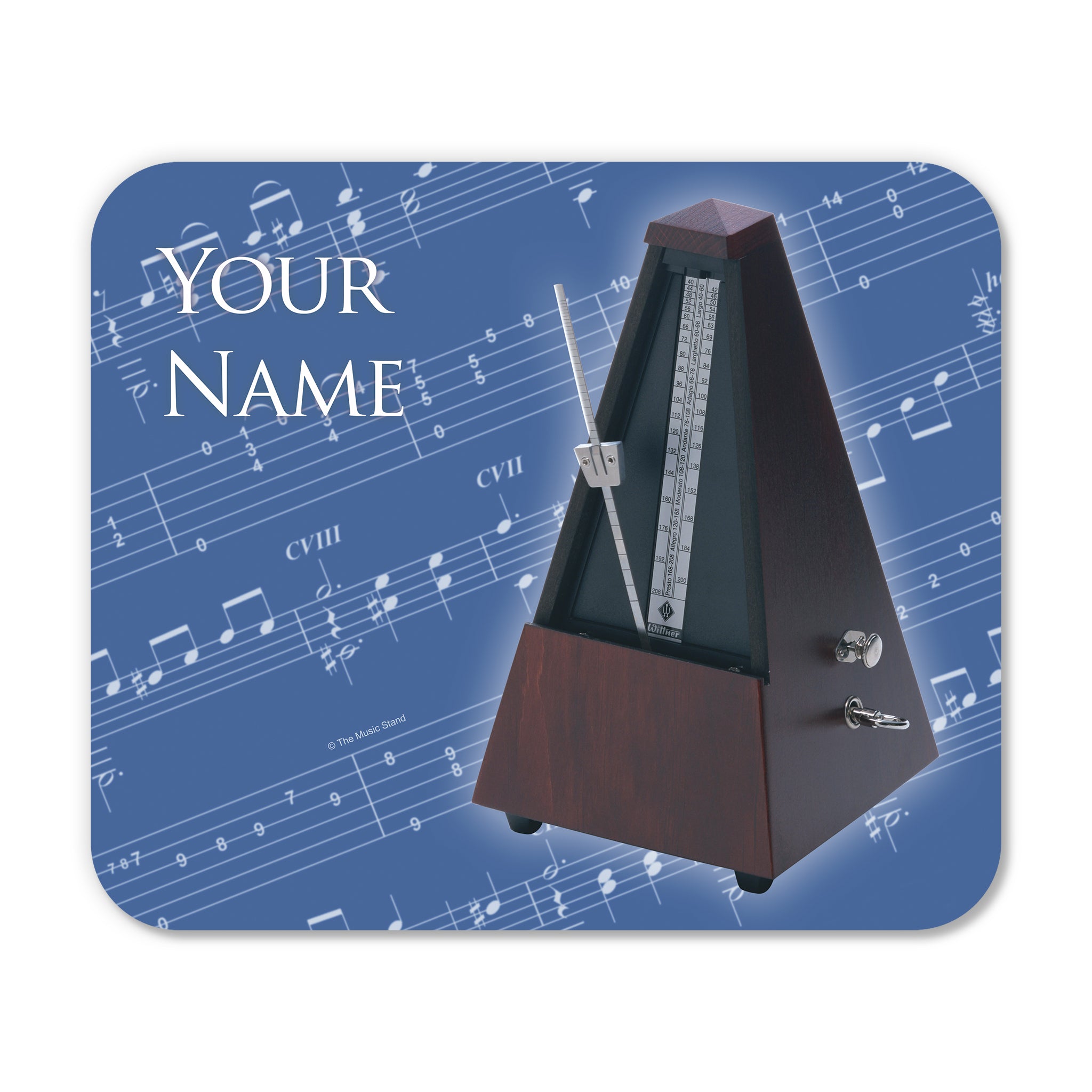 Personalized Instrument Blue Mouse Pad