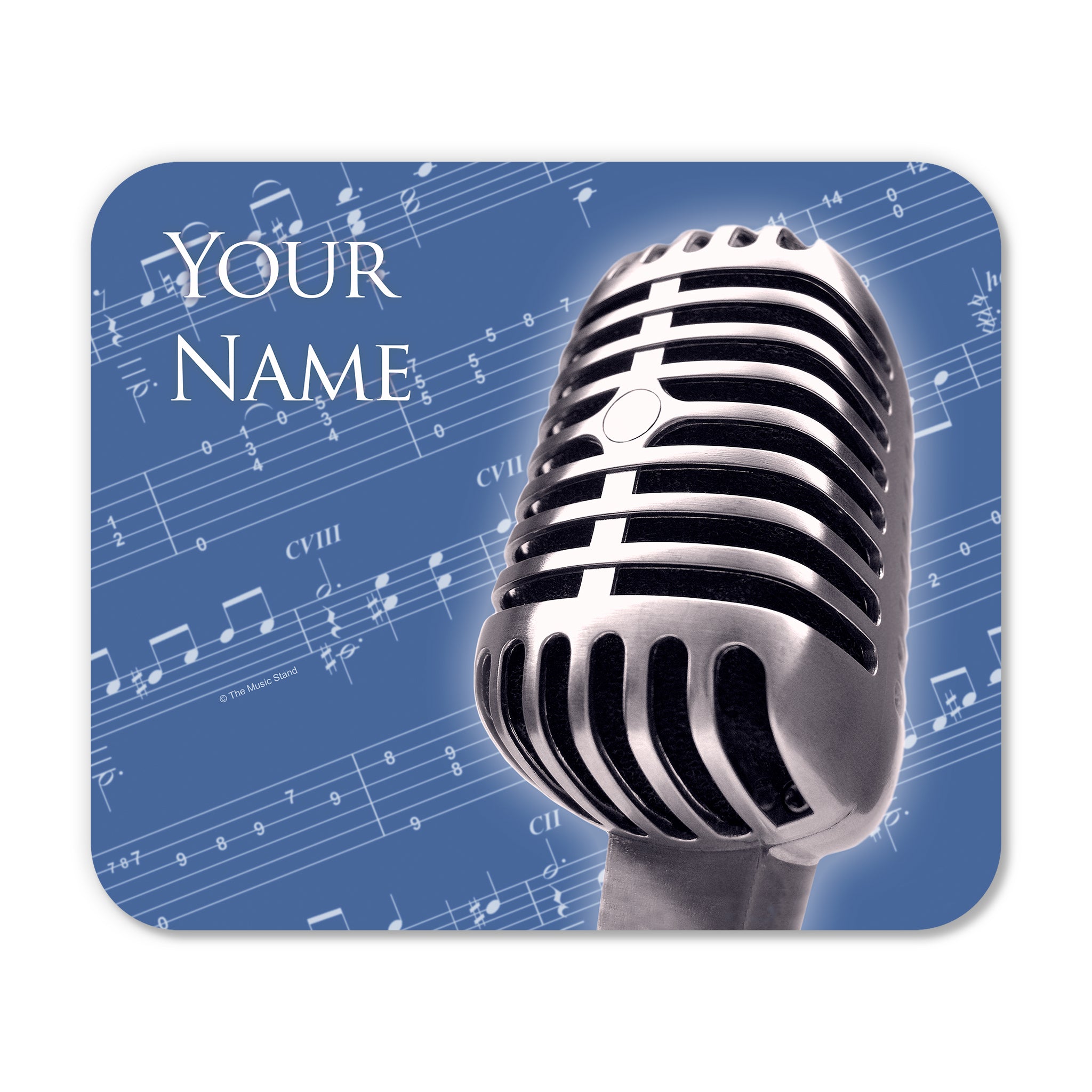 Personalized Instrument Blue Mouse Pad