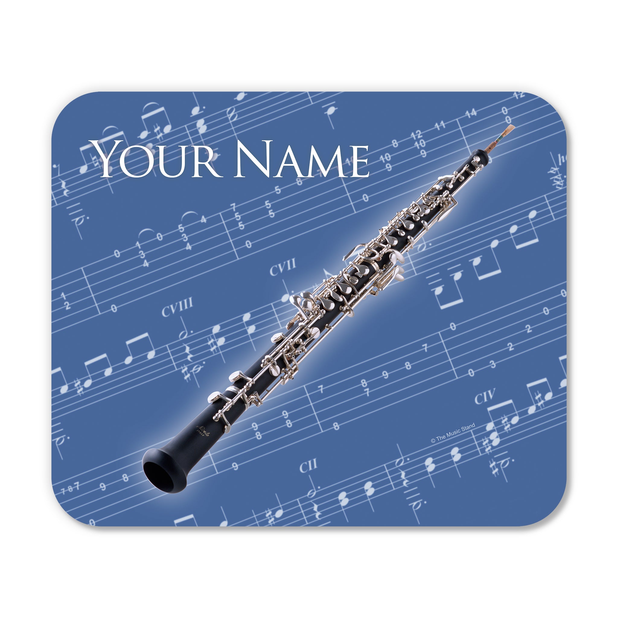 Personalized Instrument Blue Mouse Pad