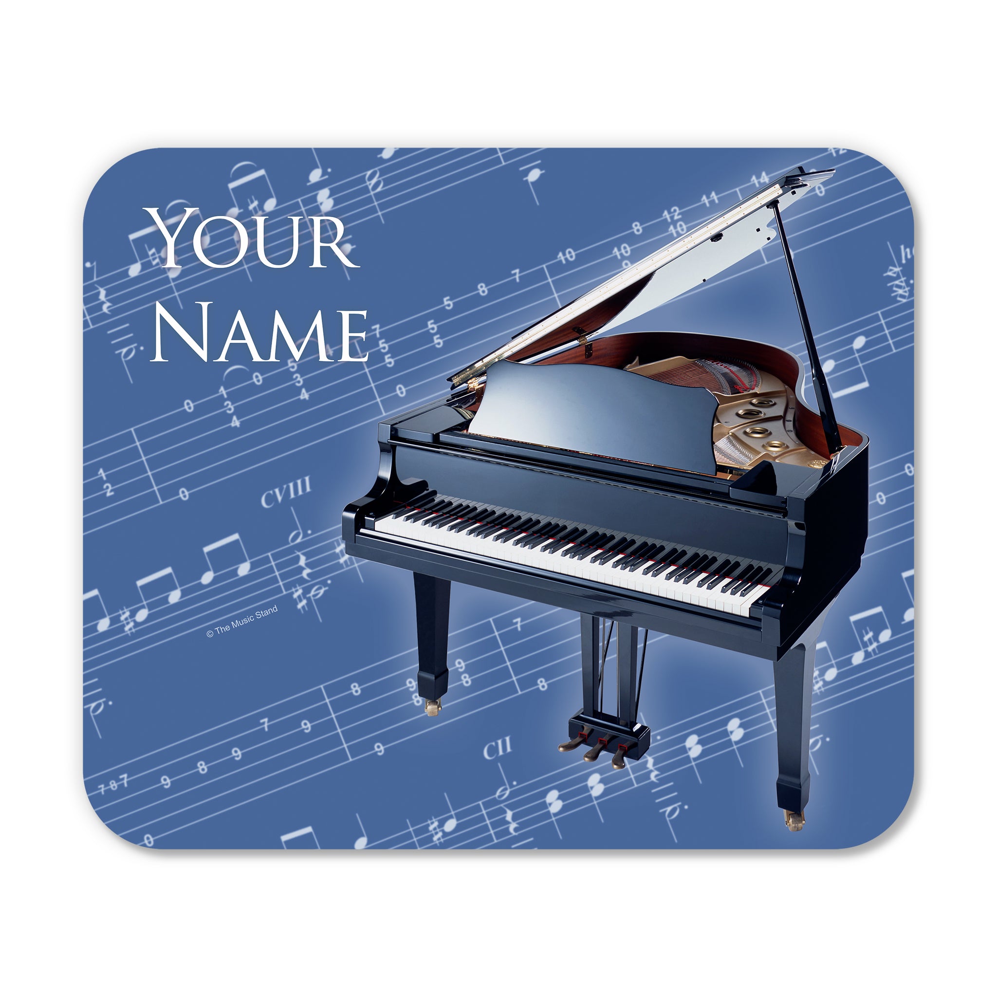 Personalized Instrument Blue Mouse Pad