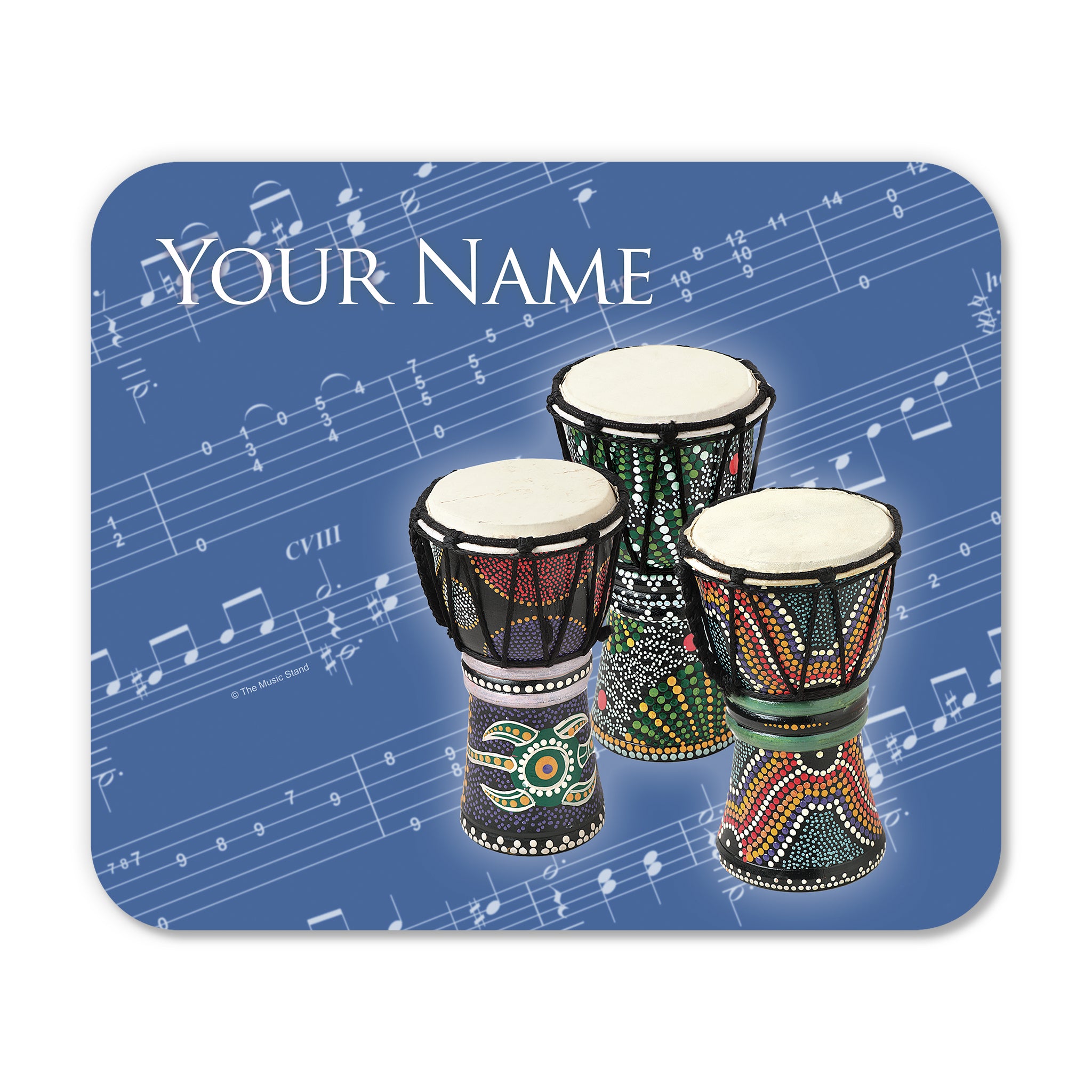 Personalized Instrument Blue Mouse Pad